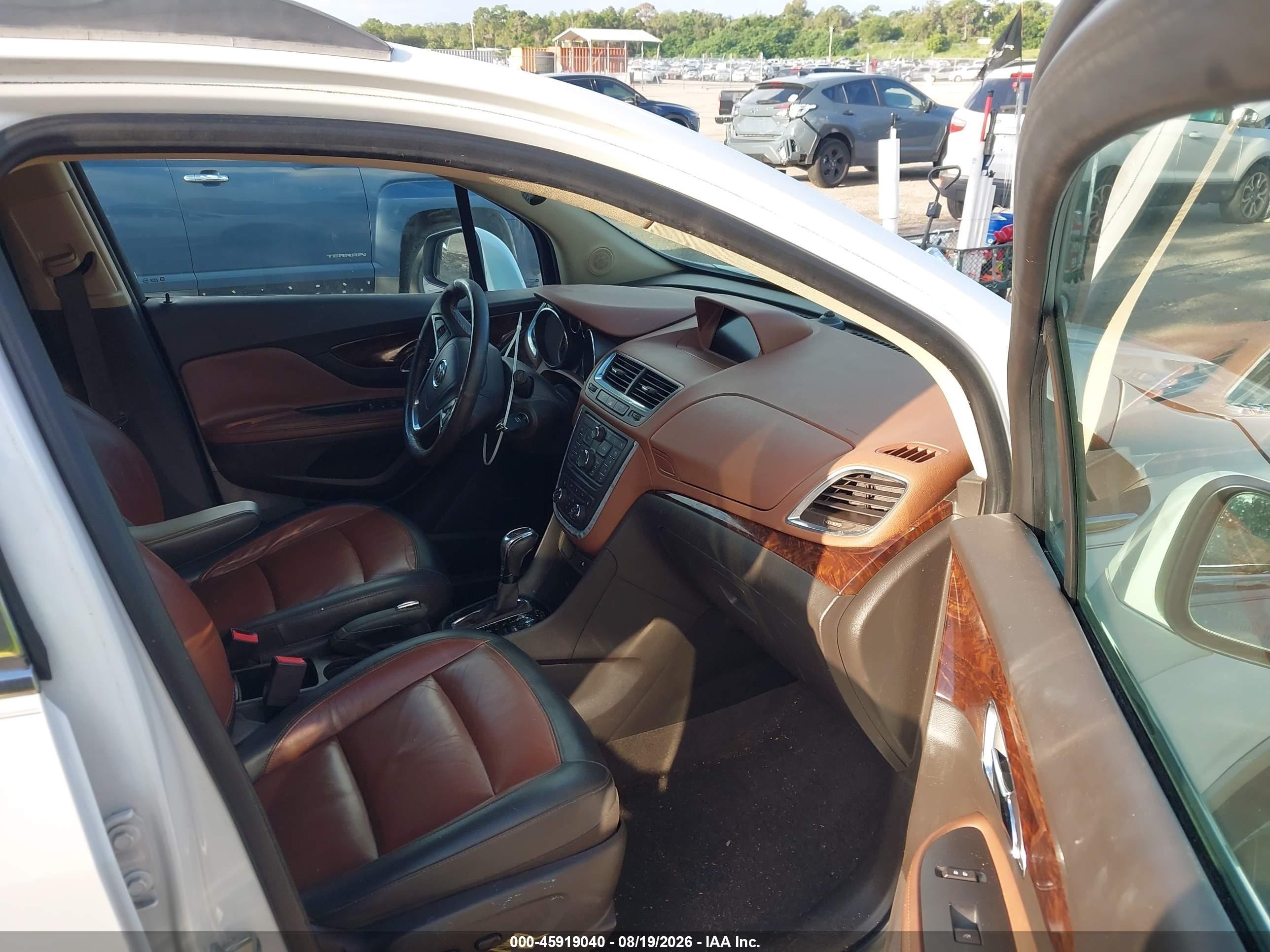 2013 Buick Encore Leather White vin: KL4CJCSB7DB195545
