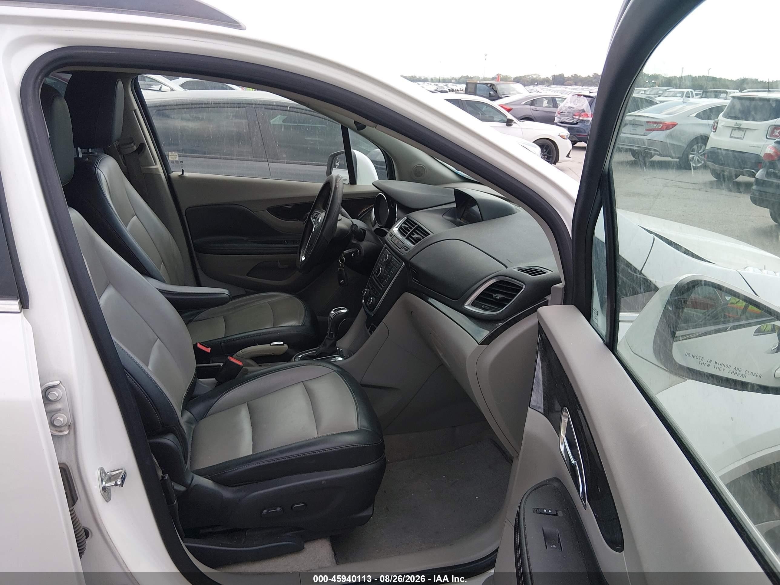 2013 Buick Encore Leather White vin: KL4CJCSB7DB198932