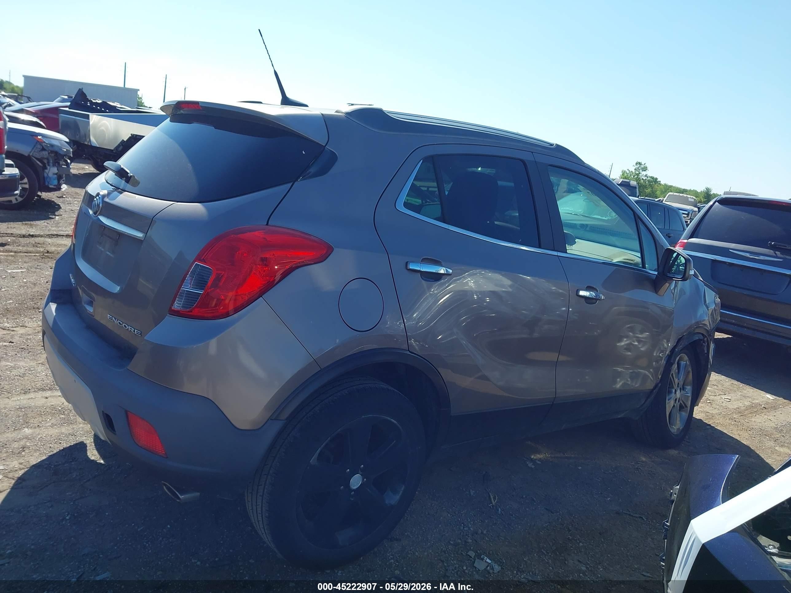 2014 Buick Encore Leather Pewter vin: KL4CJCSB7EB532104