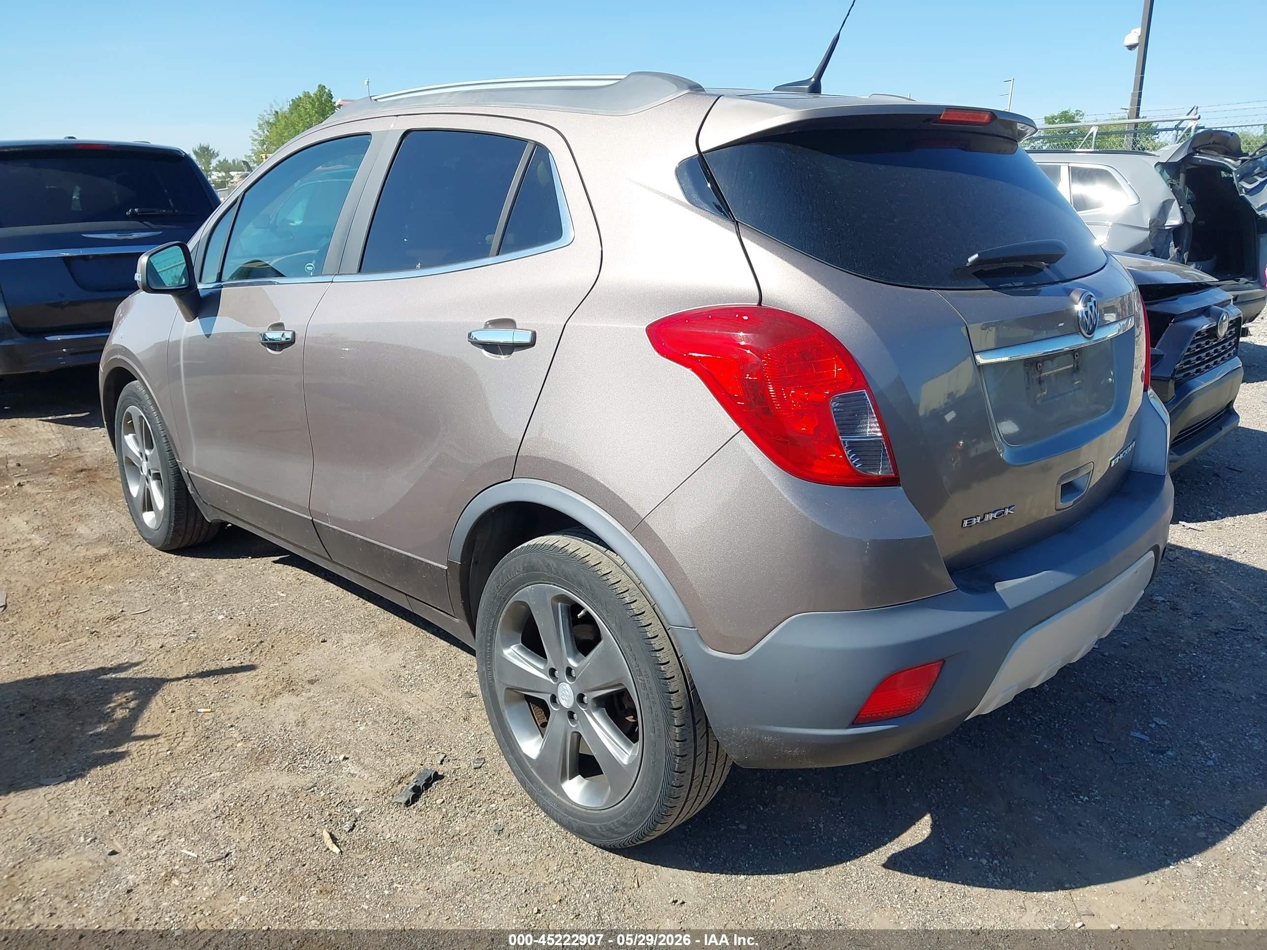 2014 Buick Encore Leather Pewter vin: KL4CJCSB7EB532104