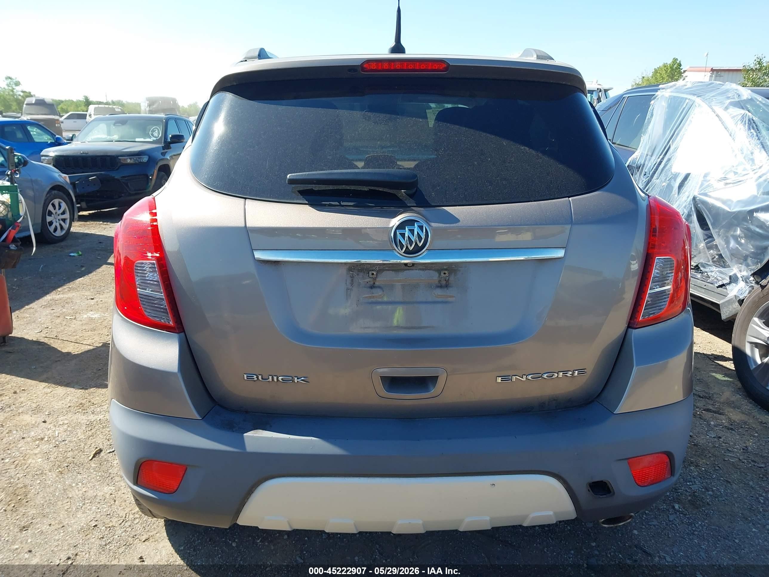 2014 Buick Encore Leather Pewter vin: KL4CJCSB7EB532104