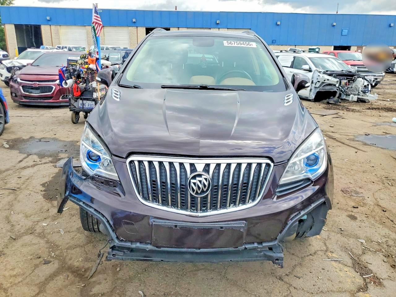 2014 Buick Encore Brown vin: KL4CJCSB7EB616701