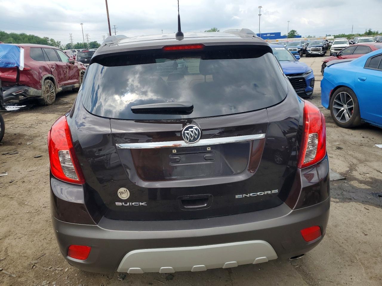 2014 Buick Encore Brown vin: KL4CJCSB7EB616701