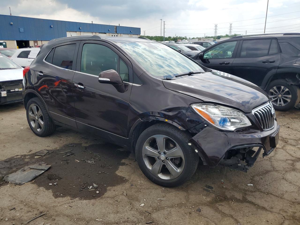 2014 Buick Encore Brown vin: KL4CJCSB7EB616701