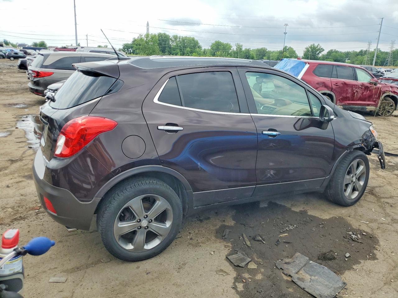 2014 Buick Encore Brown vin: KL4CJCSB7EB616701