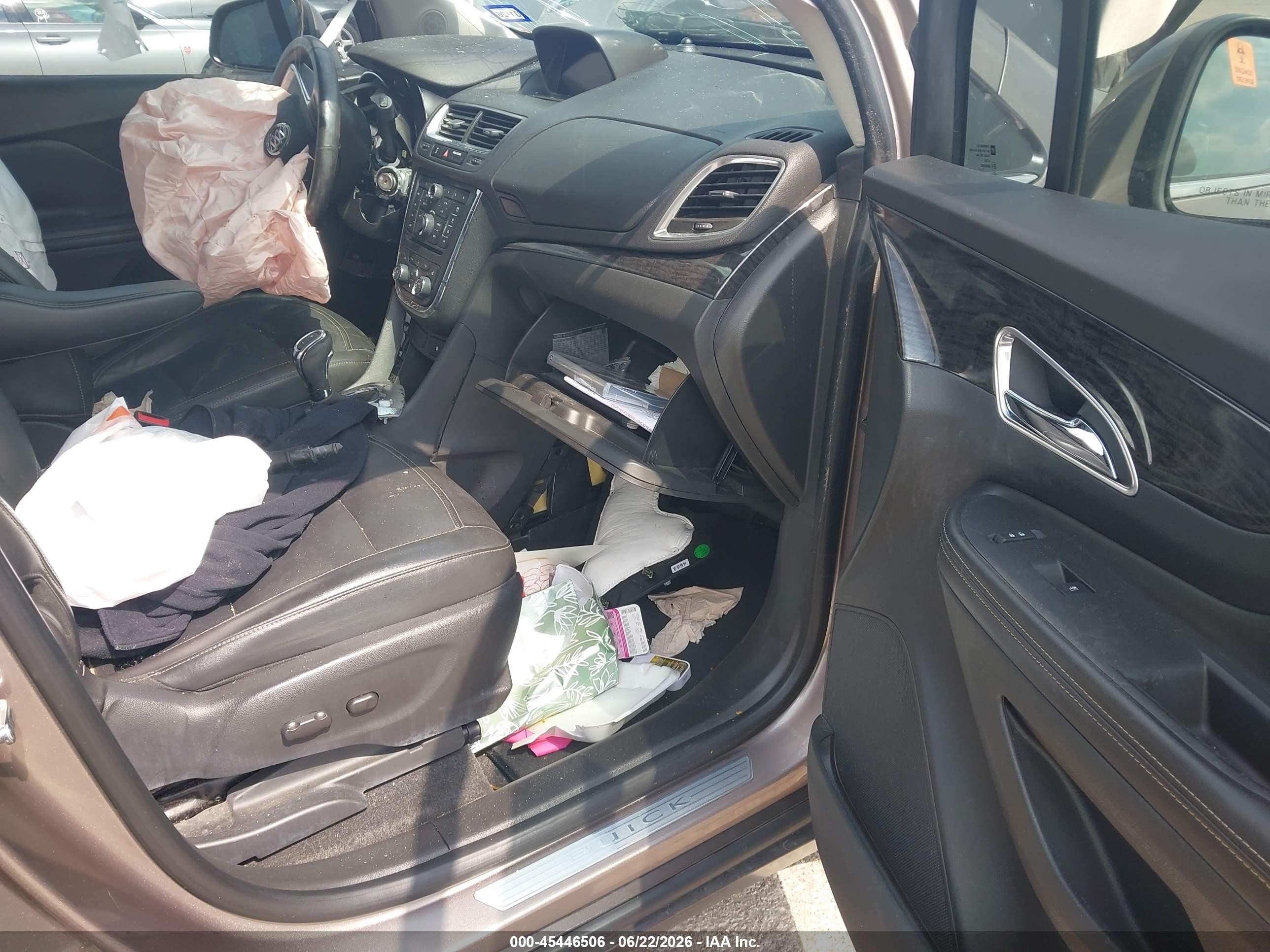 2014 Buick Encore Leather Коричневый vin: KL4CJCSB7EB687817