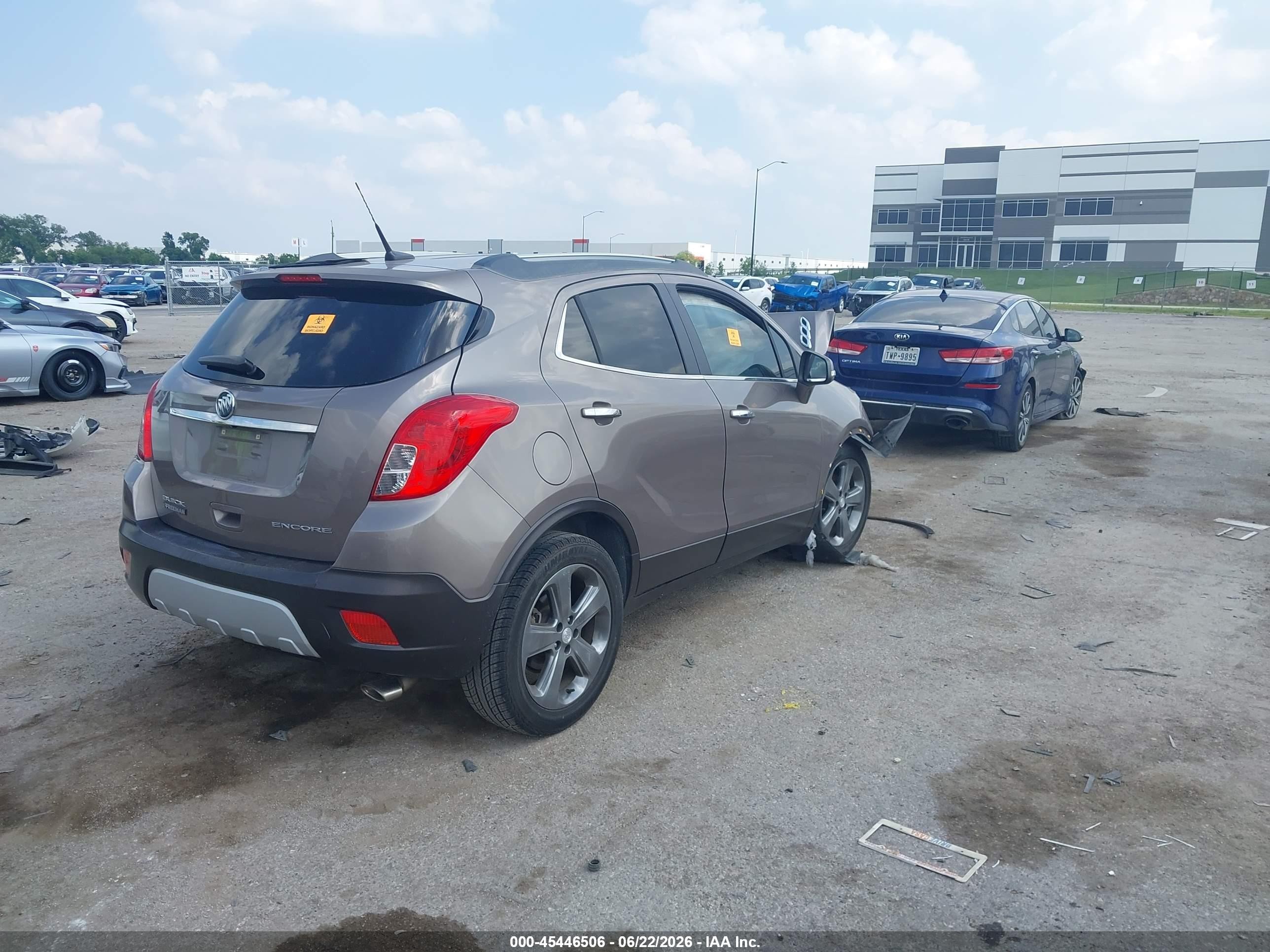 2014 Buick Encore Leather Коричневый vin: KL4CJCSB7EB687817