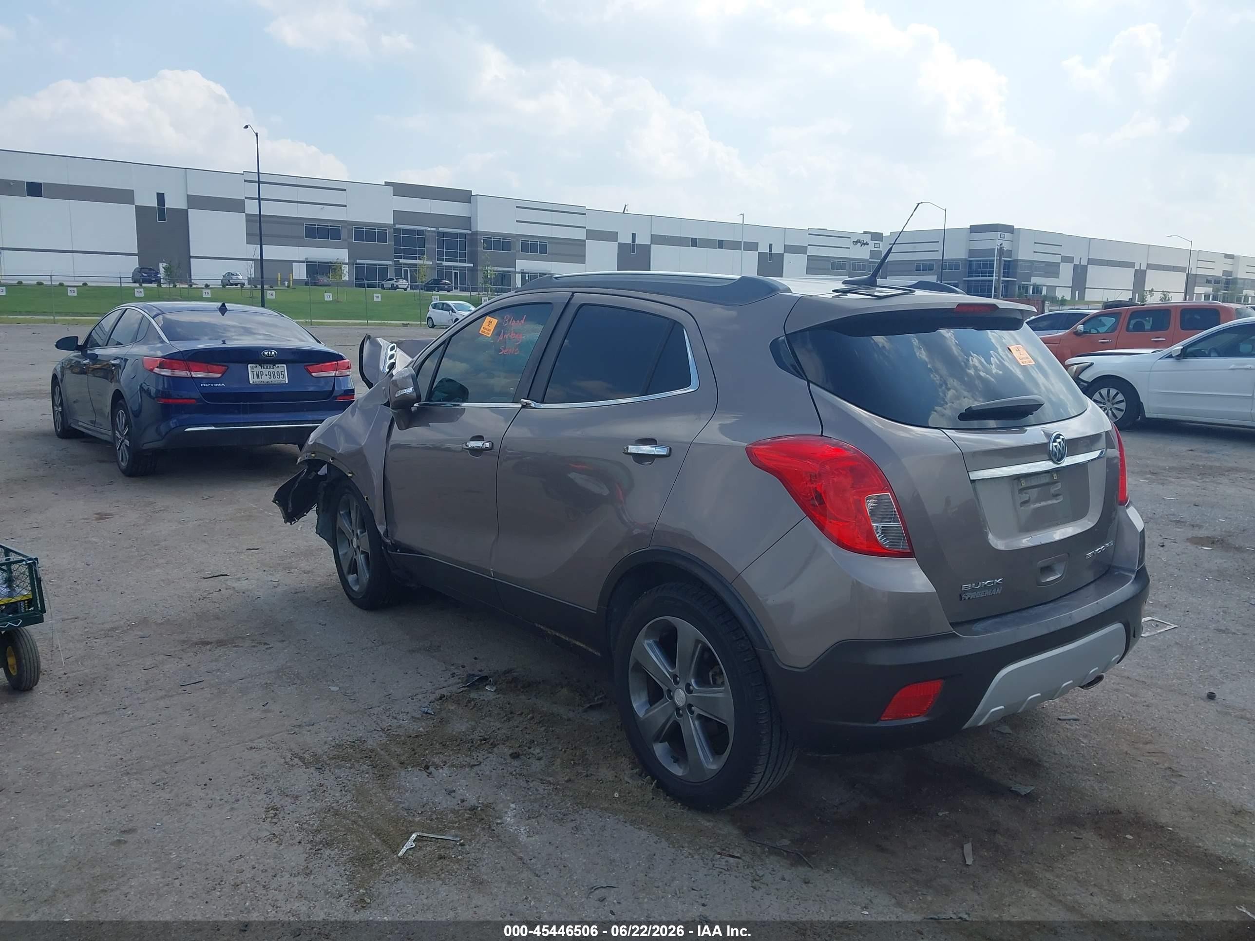 2014 Buick Encore Leather Коричневый vin: KL4CJCSB7EB687817