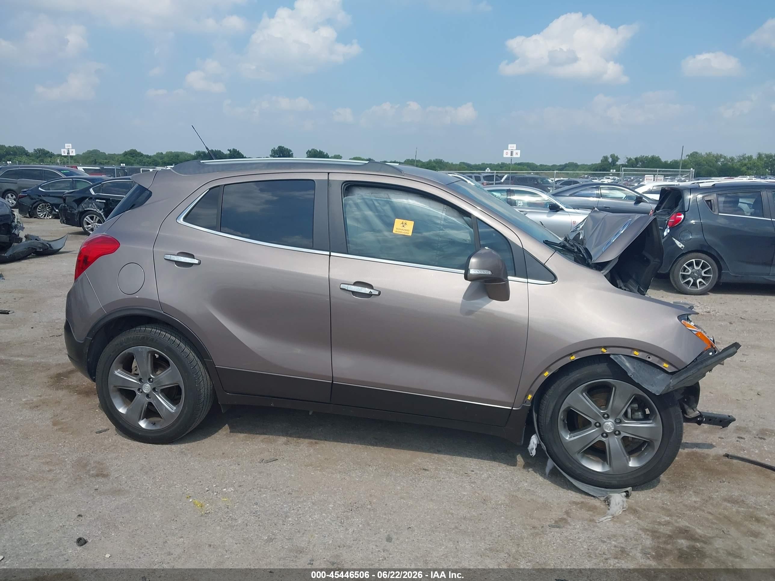 2014 Buick Encore Leather Коричневый vin: KL4CJCSB7EB687817