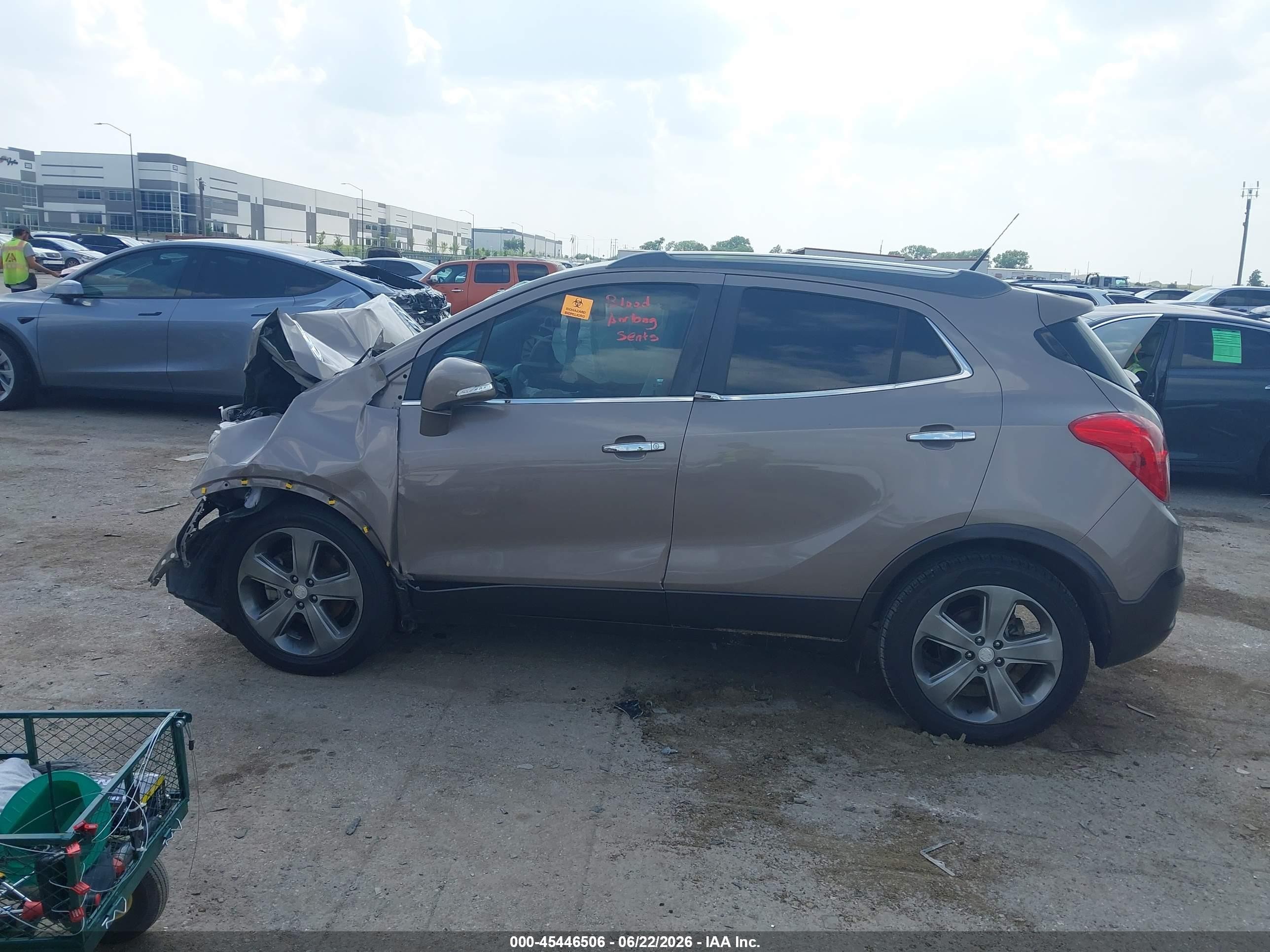 2014 Buick Encore Leather Коричневый vin: KL4CJCSB7EB687817