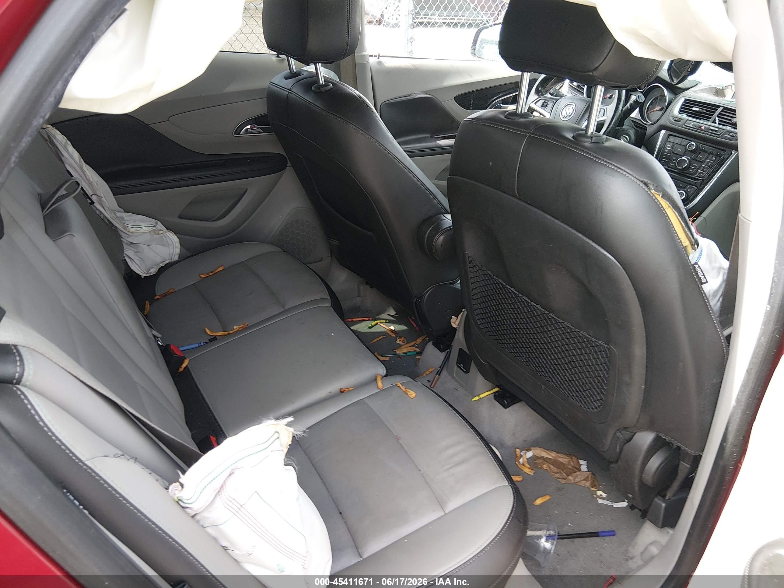 2014 Buick Encore Leather Red vin: KL4CJCSB7EB776545