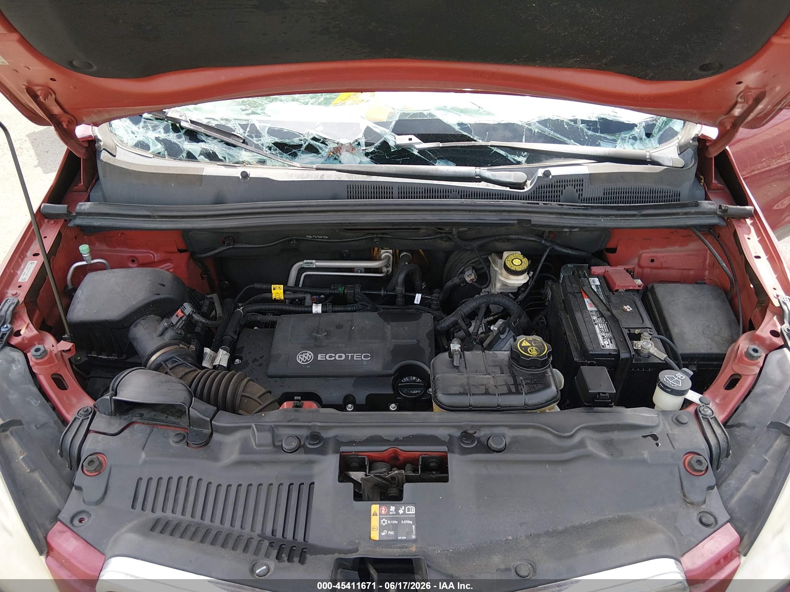 2014 Buick Encore Leather Red vin: KL4CJCSB7EB776545