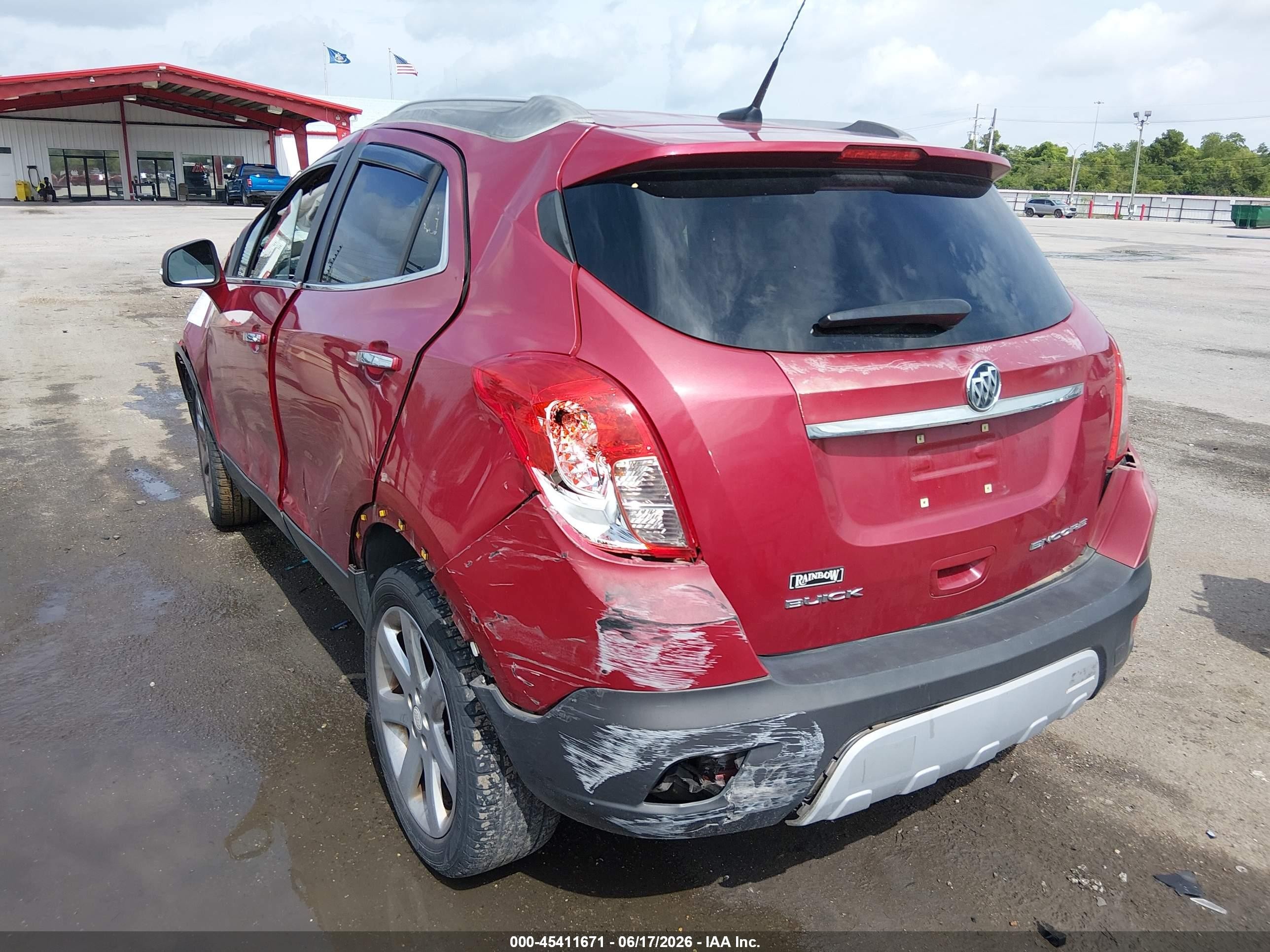 2014 Buick Encore Leather Red vin: KL4CJCSB7EB776545