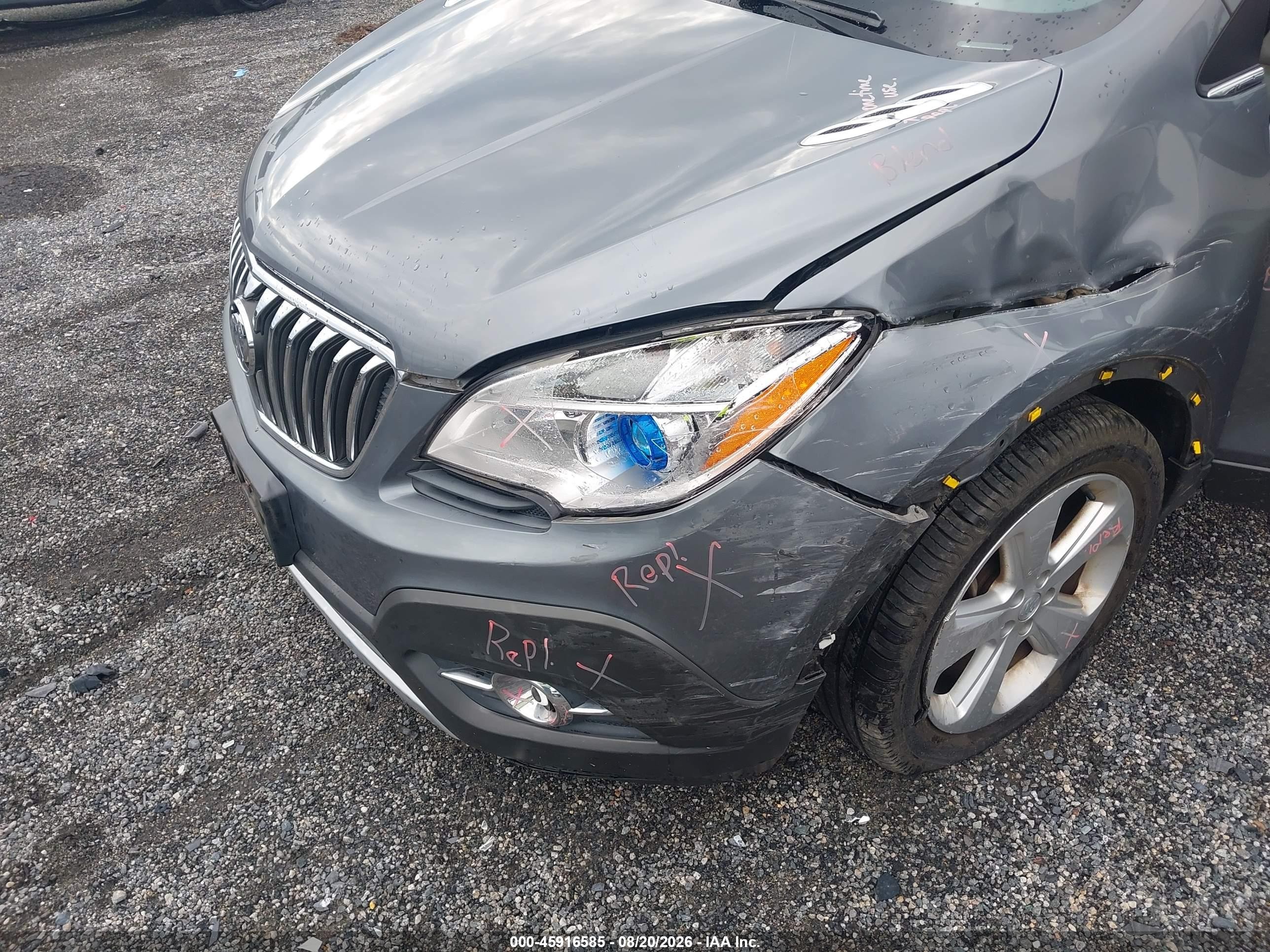 2015 Buick Encore Leather Gray vin: KL4CJCSB7FB174679