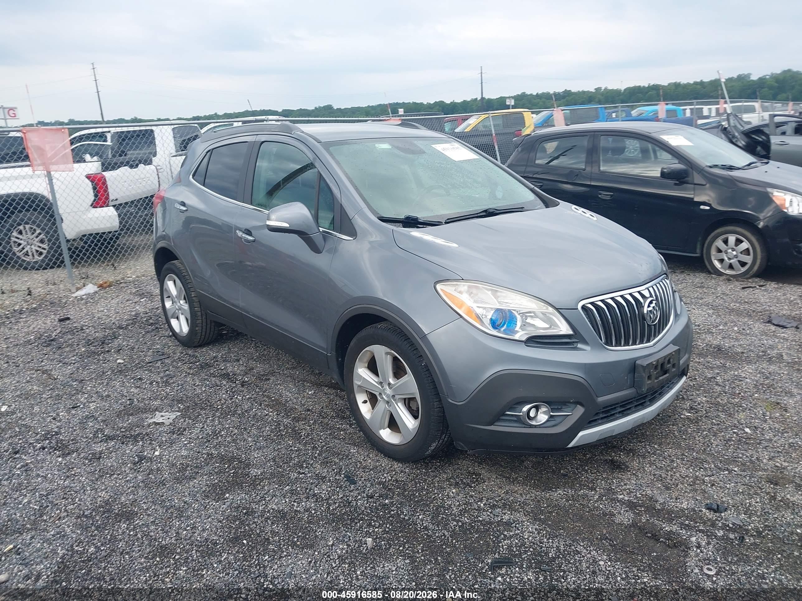 2015 Buick Encore Leather Gray vin: KL4CJCSB7FB174679