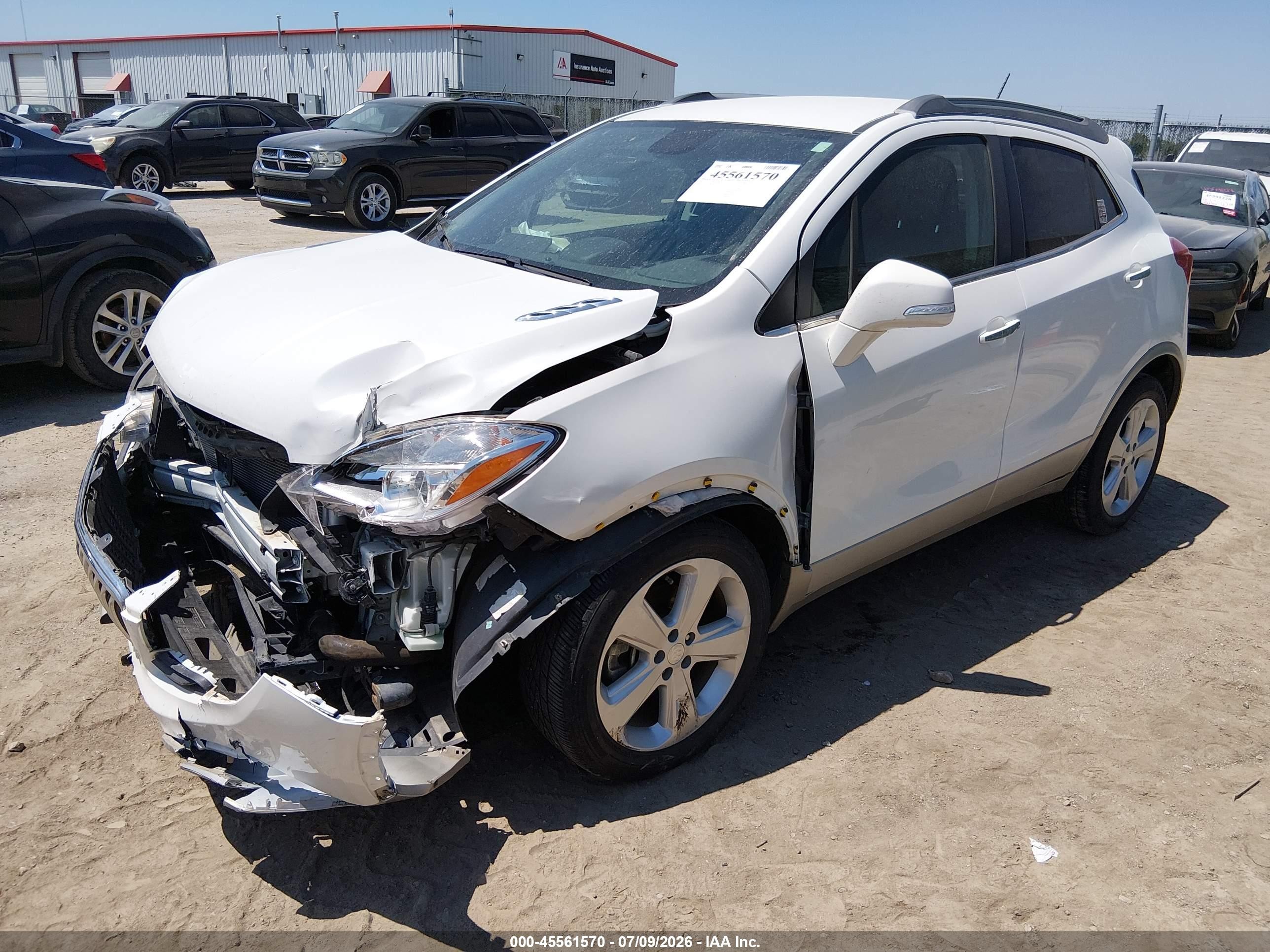 2015 Buick Encore Leather White vin: KL4CJCSB7FB182152