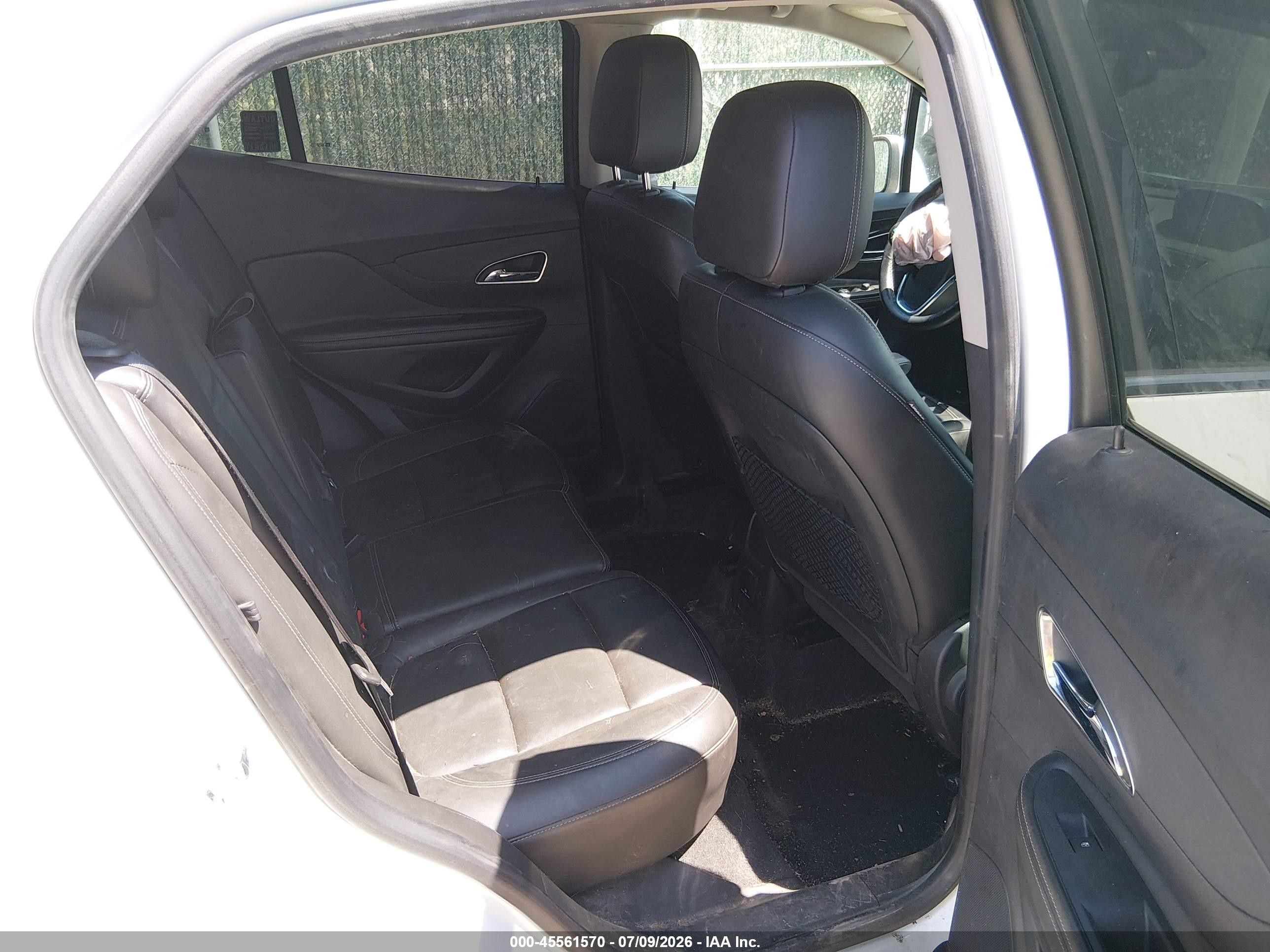 2015 Buick Encore Leather White vin: KL4CJCSB7FB182152