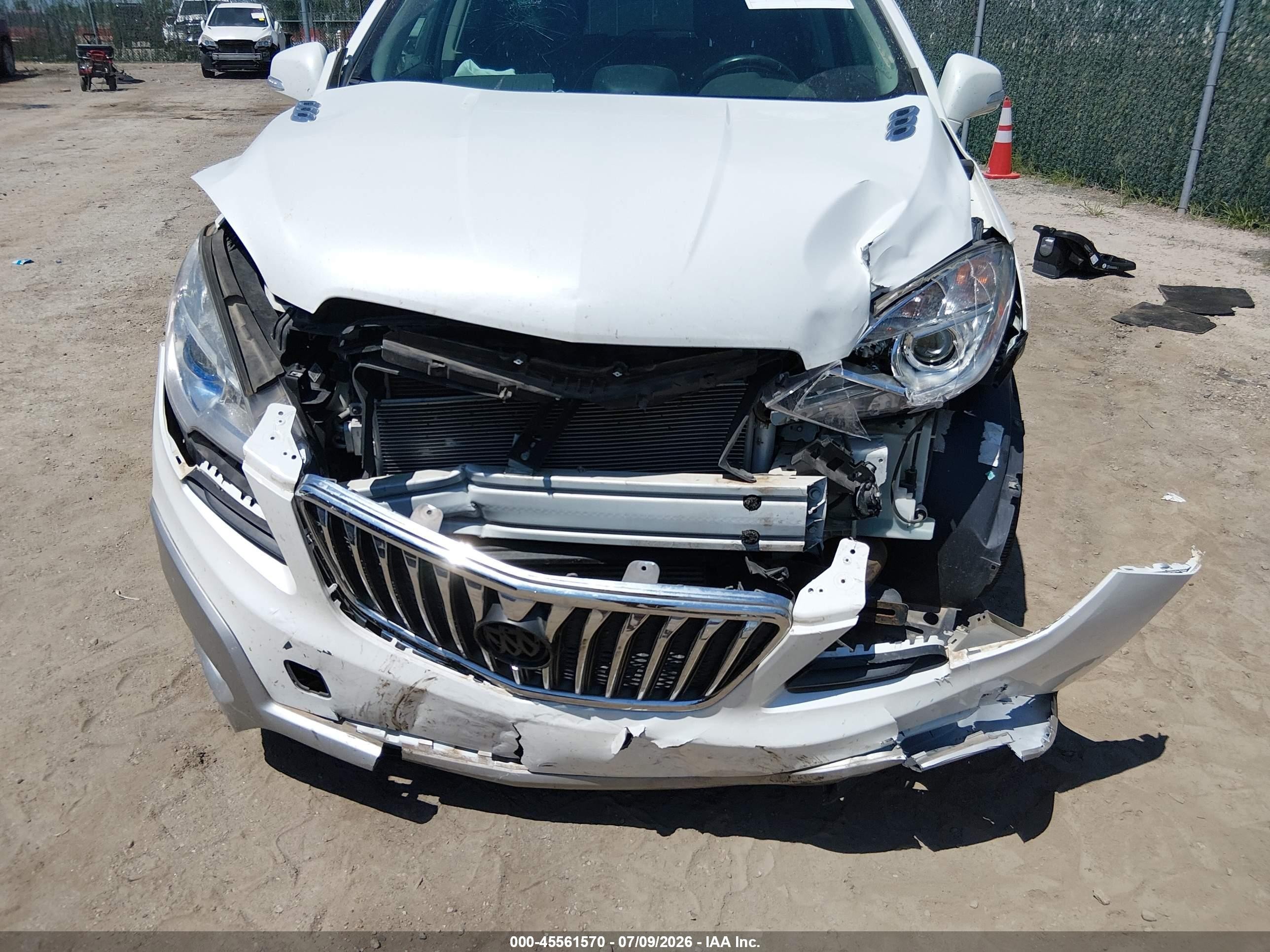 2015 Buick Encore Leather White vin: KL4CJCSB7FB182152