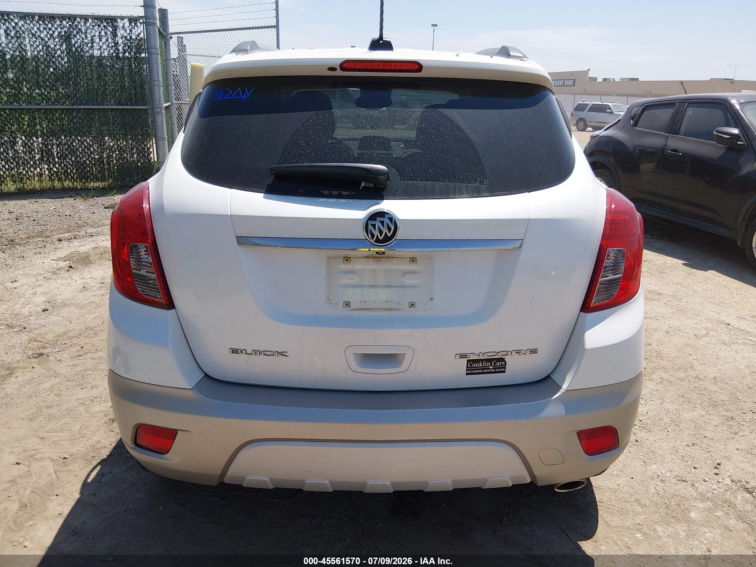 2015 Buick Encore Leather White vin: KL4CJCSB7FB182152