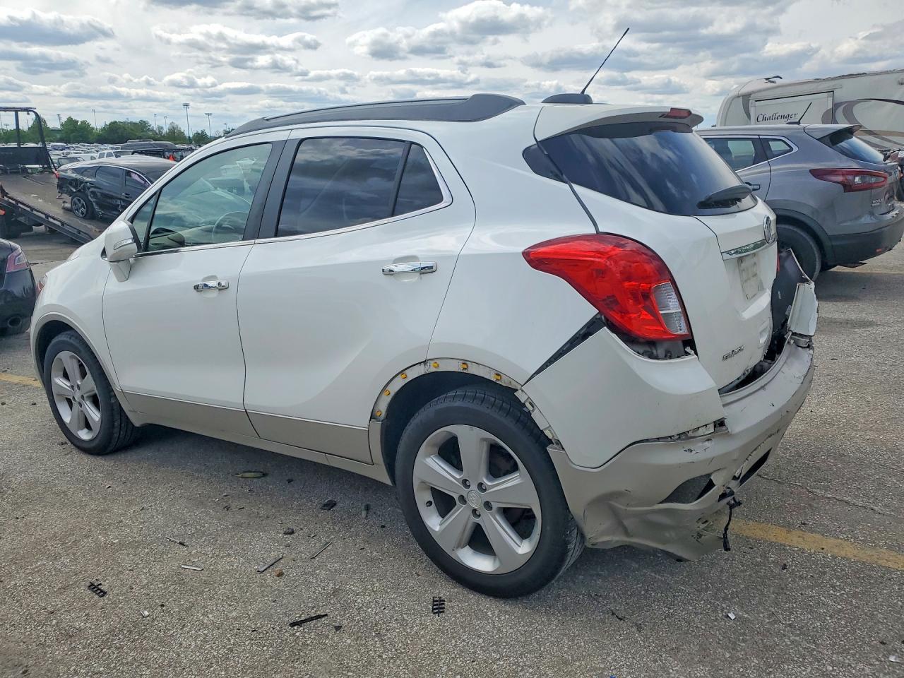 2015 Buick Encore White vin: KL4CJCSB7FB254001