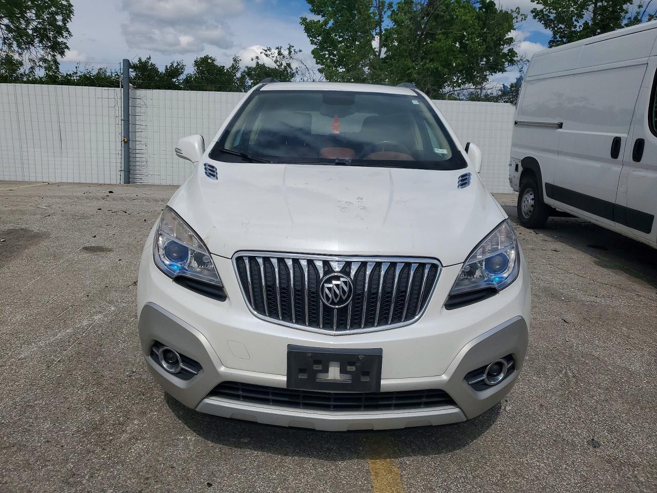 2015 Buick Encore White vin: KL4CJCSB7FB254001