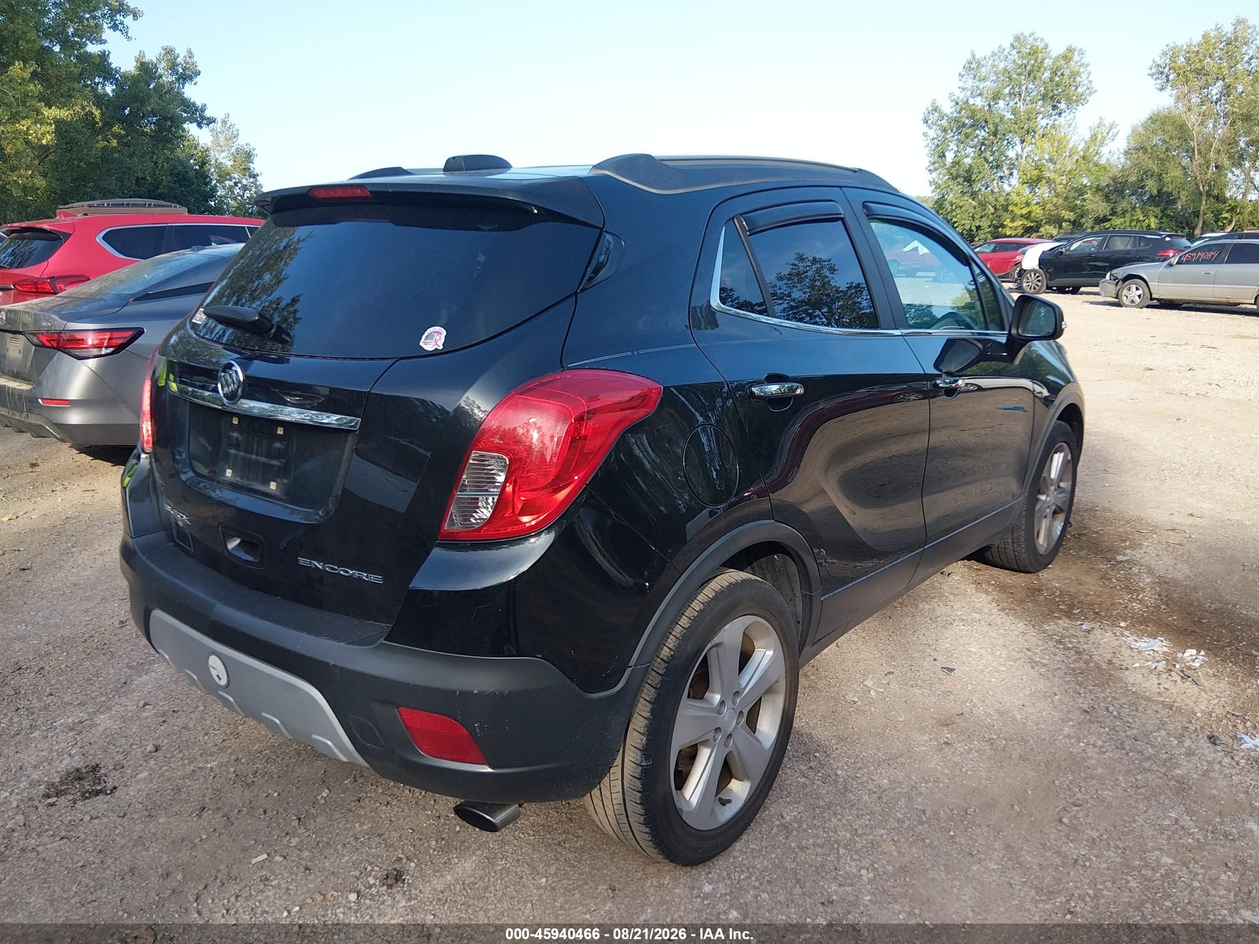 2015 Buick Encore Leather Black vin: KL4CJCSB7FB268514