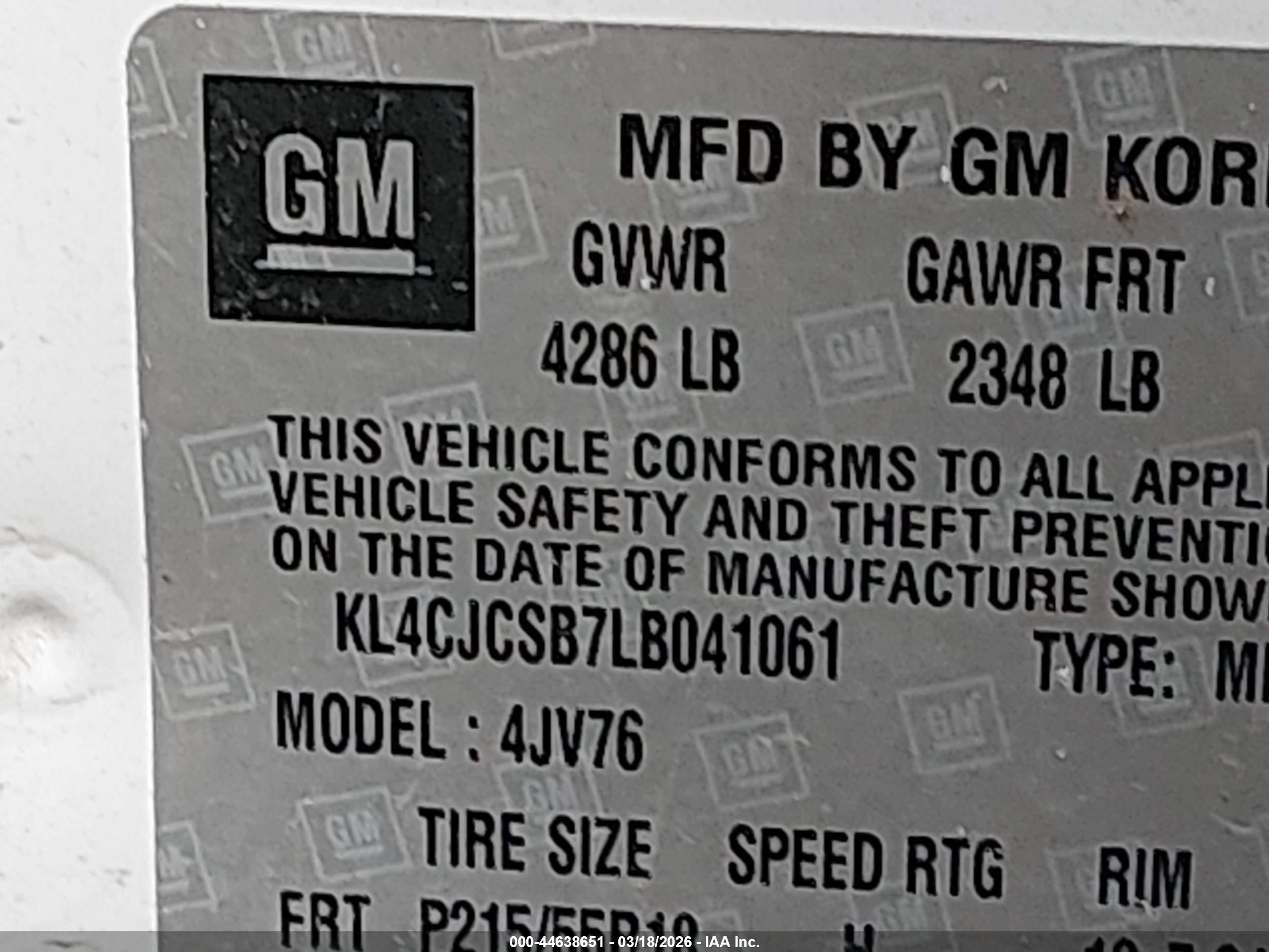 2020 Buick Encore Fwd Essence White vin: KL4CJCSB7LB041061