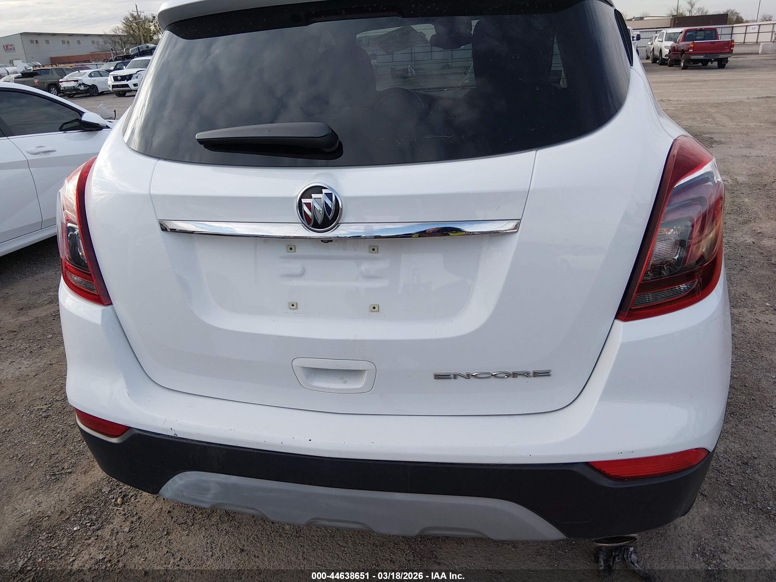 2020 Buick Encore Fwd Essence White vin: KL4CJCSB7LB041061