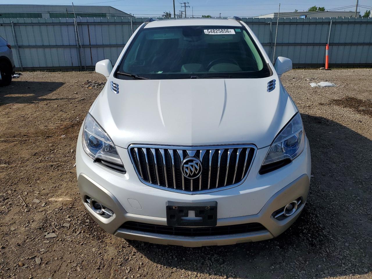 2013 Buick Encore White vin: KL4CJCSB8DB058047