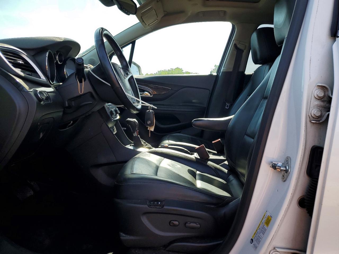 2013 Buick Encore White vin: KL4CJCSB8DB058047
