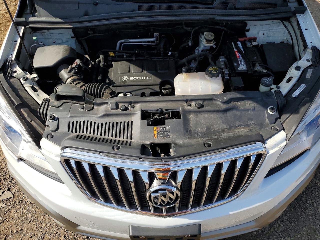 2013 Buick Encore White vin: KL4CJCSB8DB058047