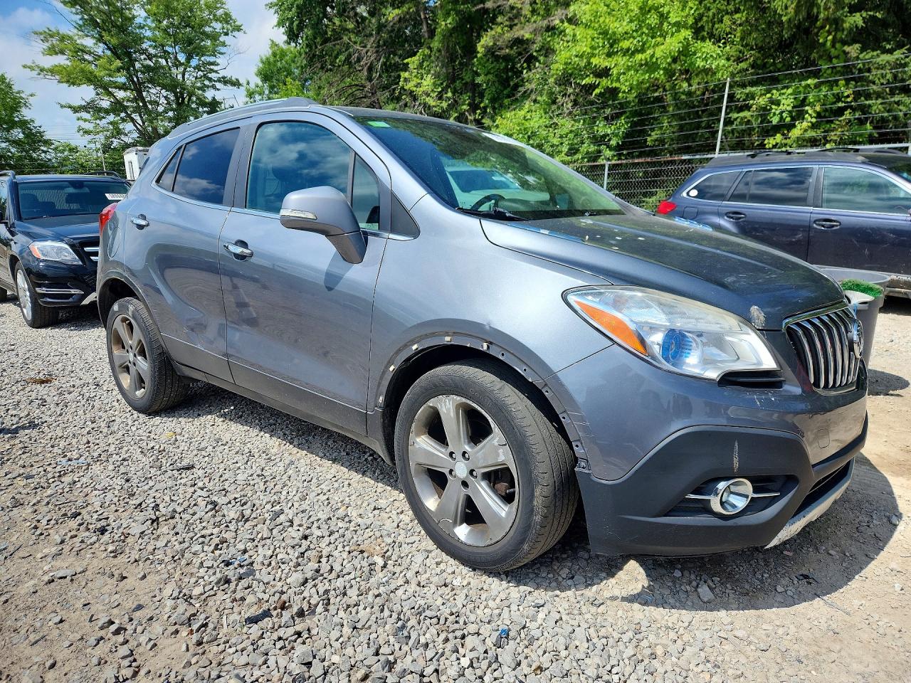 2014 Buick Encore Gray vin: KL4CJCSB8EB586334