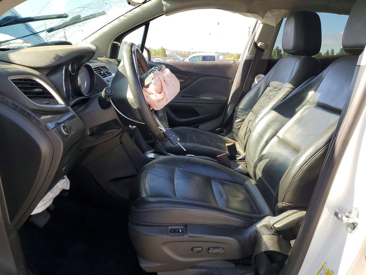 2015 Buick Encore White vin: KL4CJCSB8FB095831