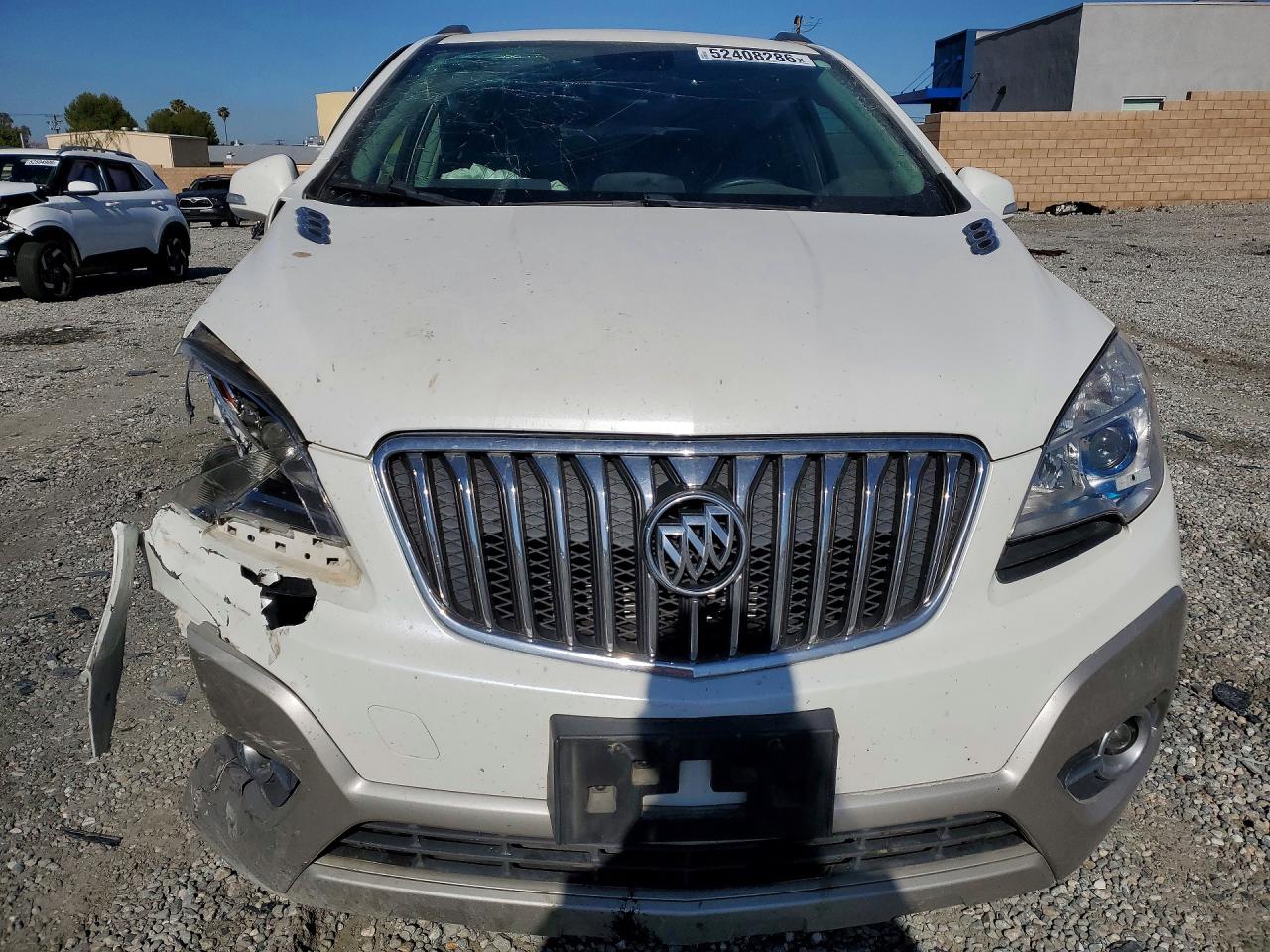 2015 Buick Encore White vin: KL4CJCSB8FB095831