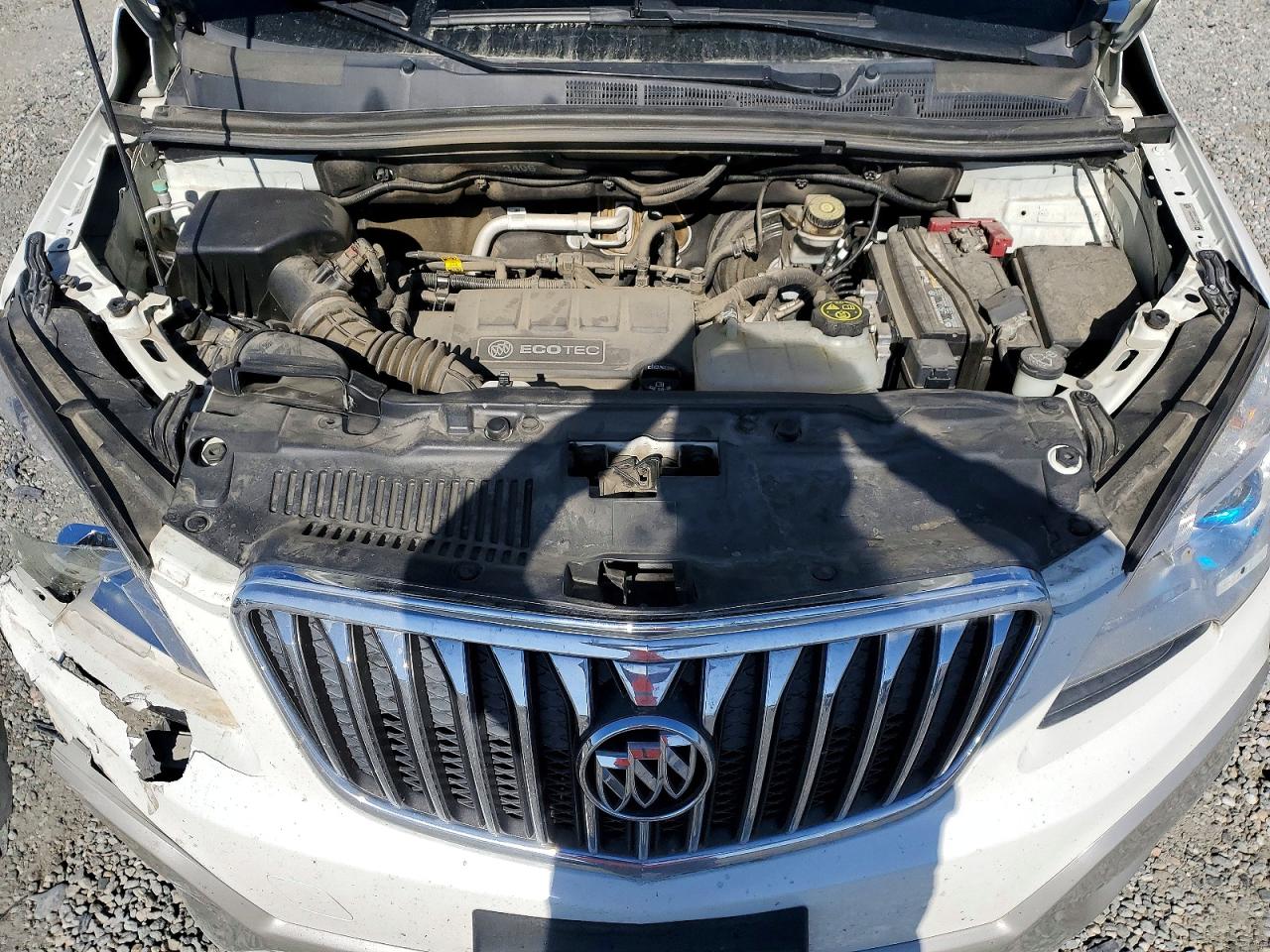 2015 Buick Encore White vin: KL4CJCSB8FB095831