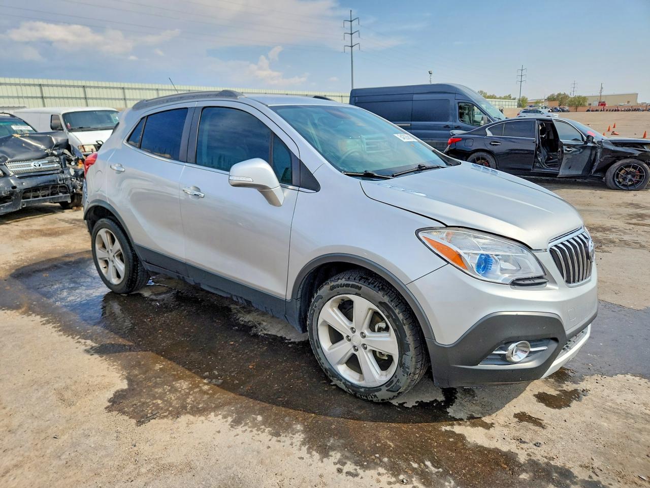 2015 Buick Encore Silver vin: KL4CJCSB8FB118380