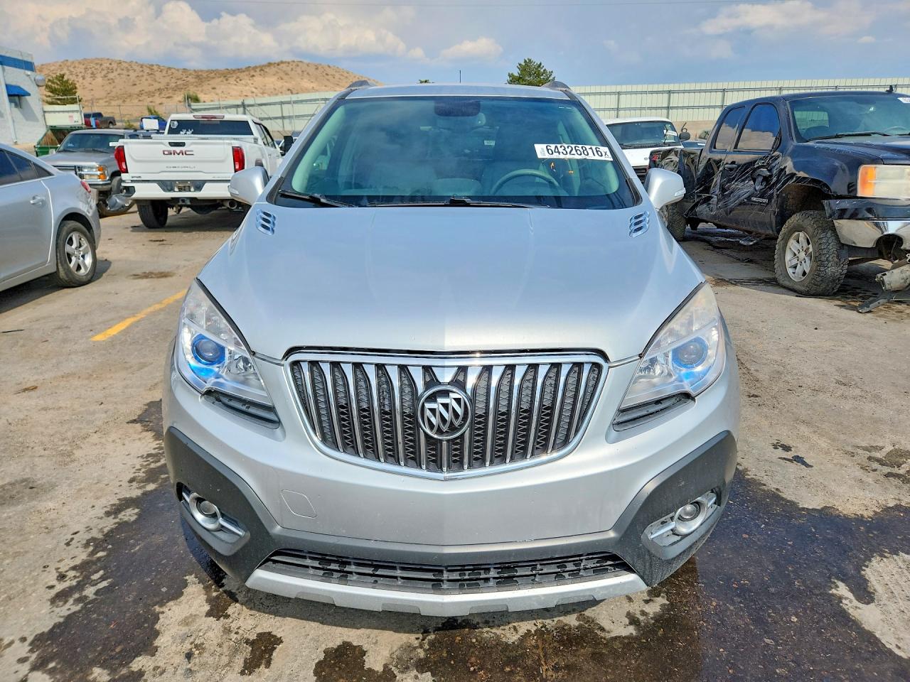 2015 Buick Encore Silver vin: KL4CJCSB8FB118380