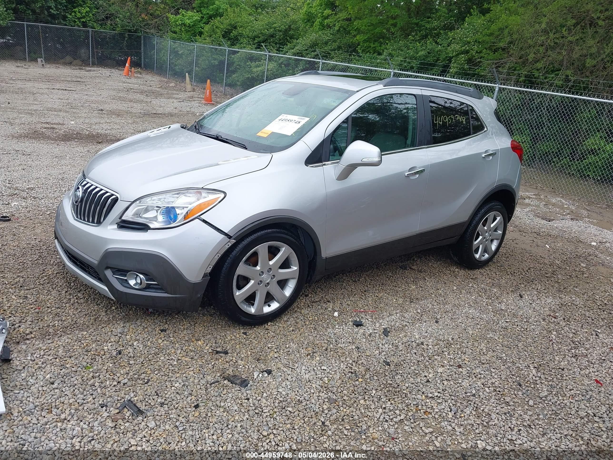 2015 Buick Encore Leather Gray vin: KL4CJCSB8FB240947