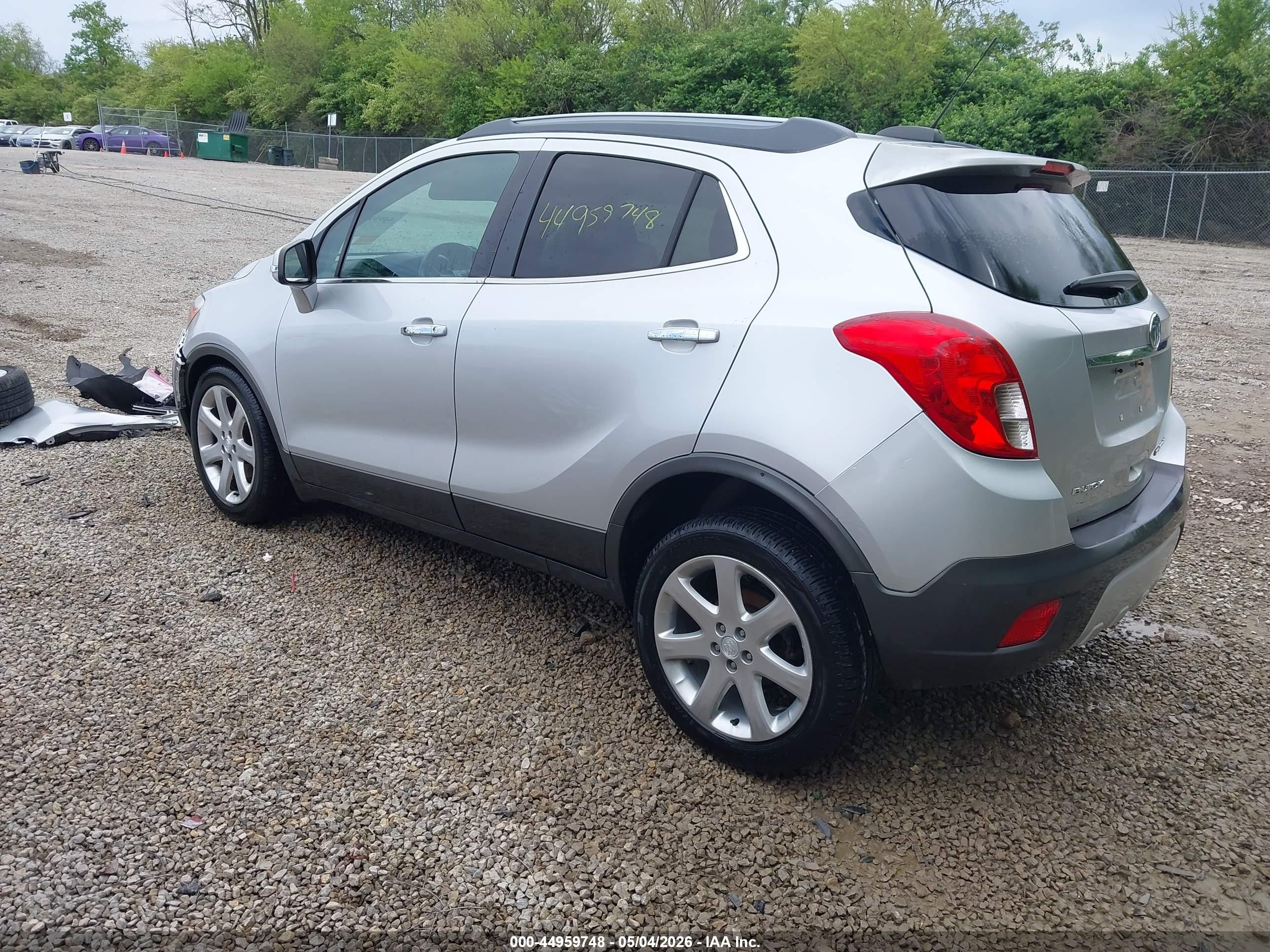 2015 Buick Encore Leather Gray vin: KL4CJCSB8FB240947