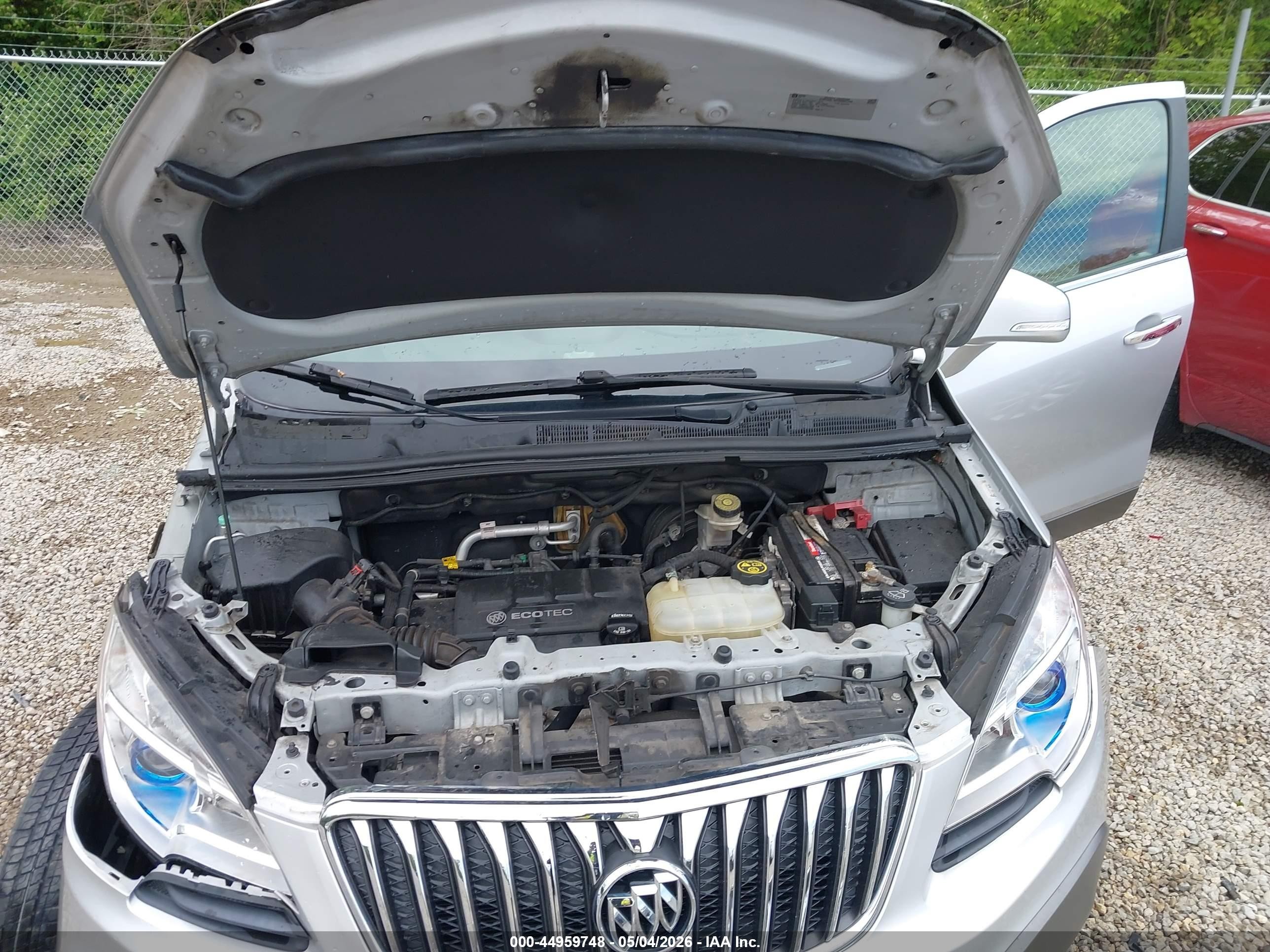 2015 Buick Encore Leather Gray vin: KL4CJCSB8FB240947