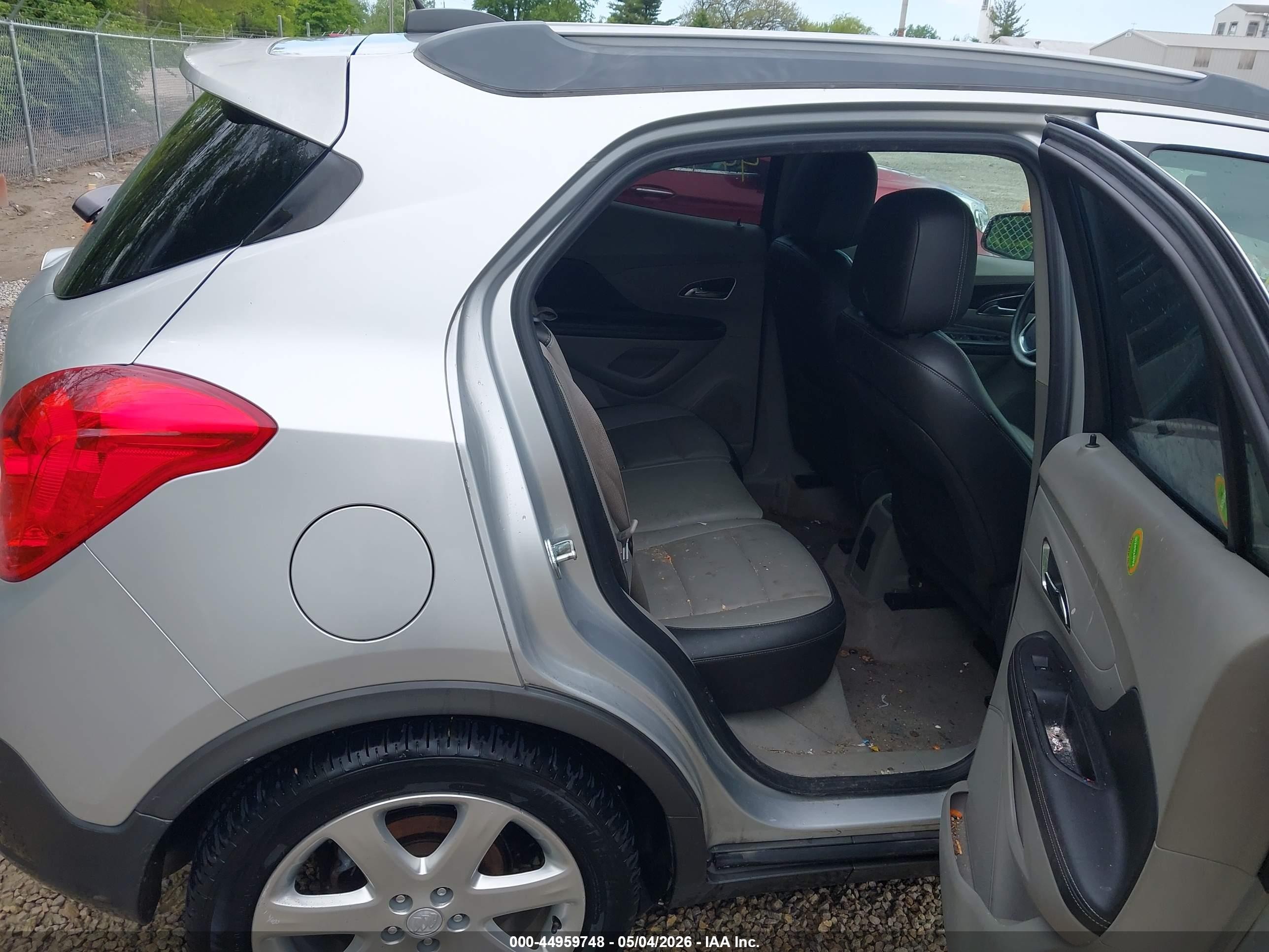 2015 Buick Encore Leather Gray vin: KL4CJCSB8FB240947