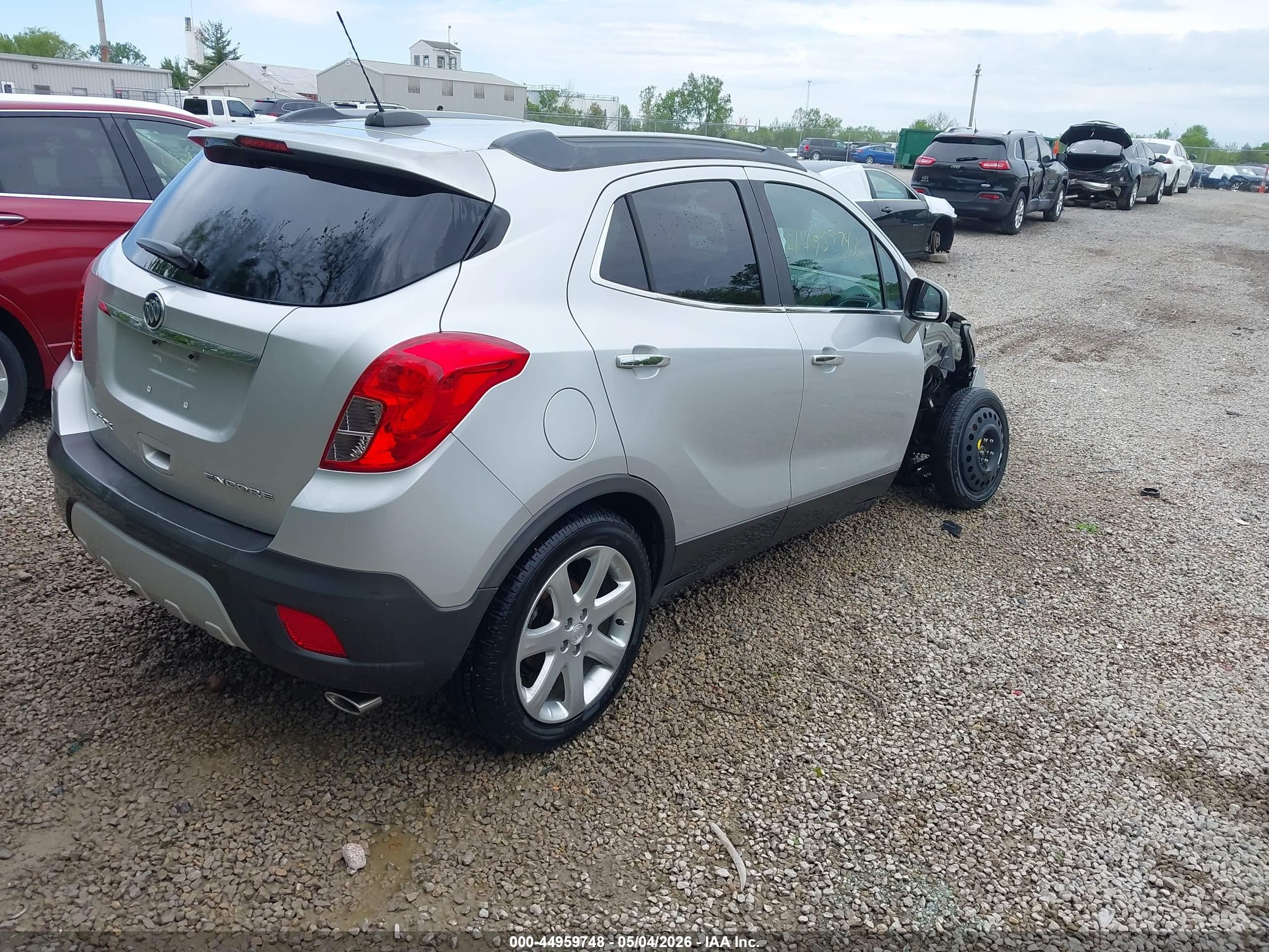 2015 Buick Encore Leather Gray vin: KL4CJCSB8FB240947