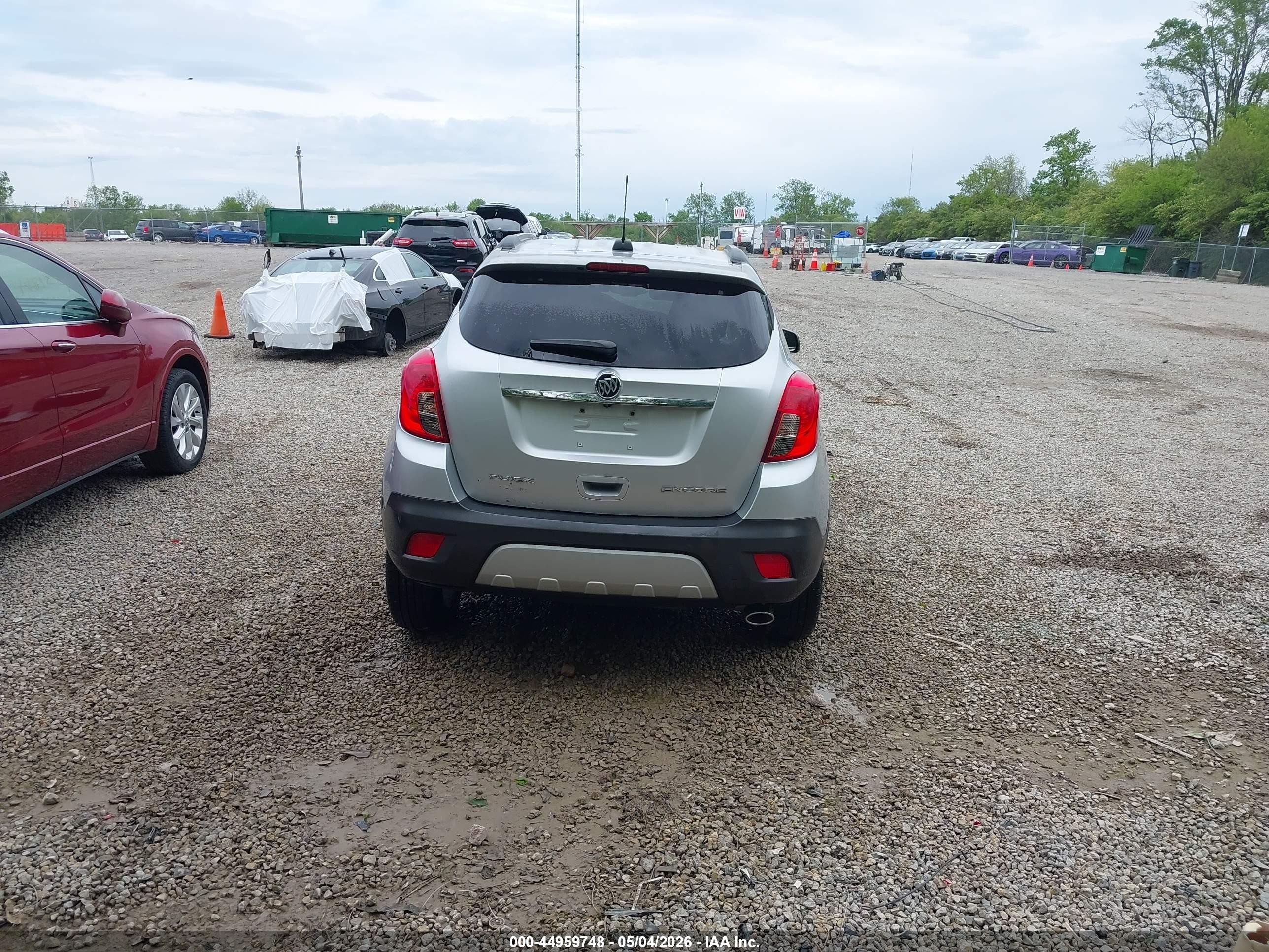 2015 Buick Encore Leather Gray vin: KL4CJCSB8FB240947