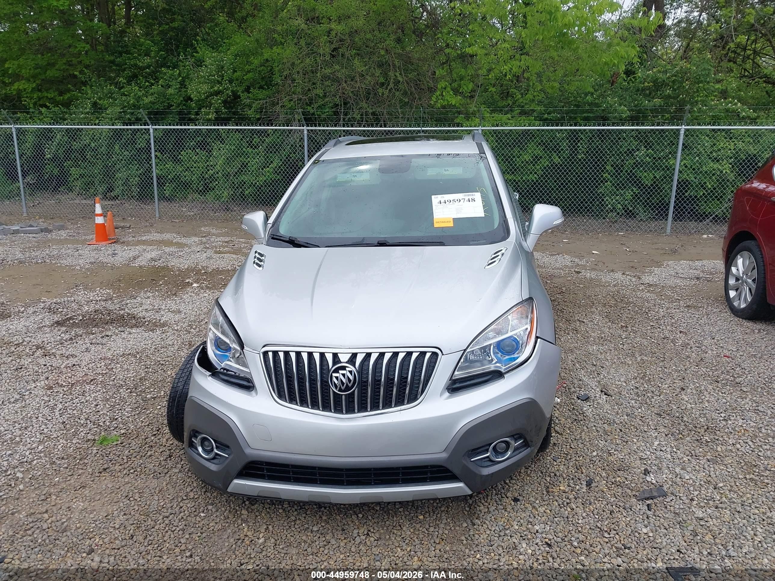 2015 Buick Encore Leather Gray vin: KL4CJCSB8FB240947