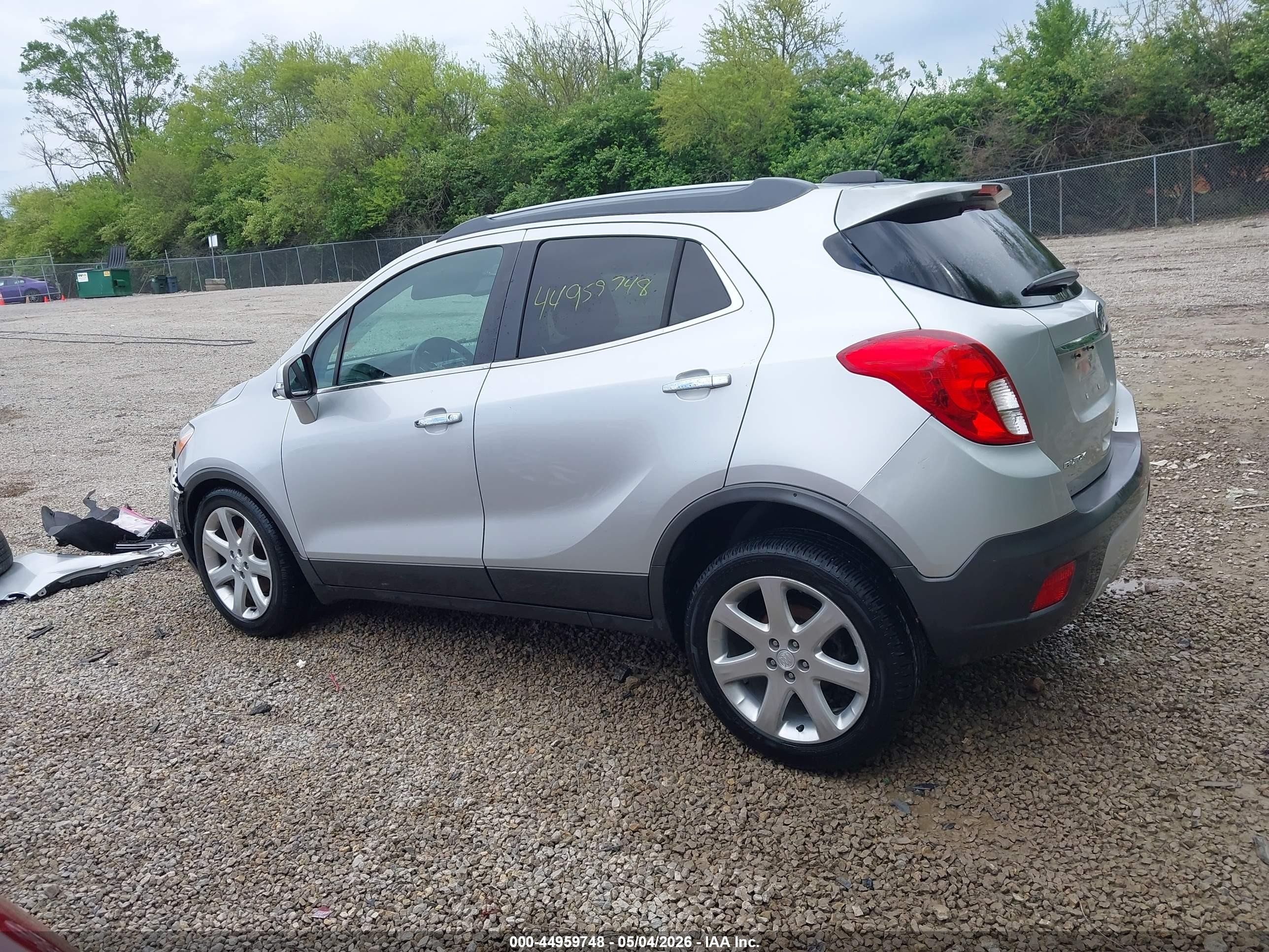 2015 Buick Encore Leather Gray vin: KL4CJCSB8FB240947