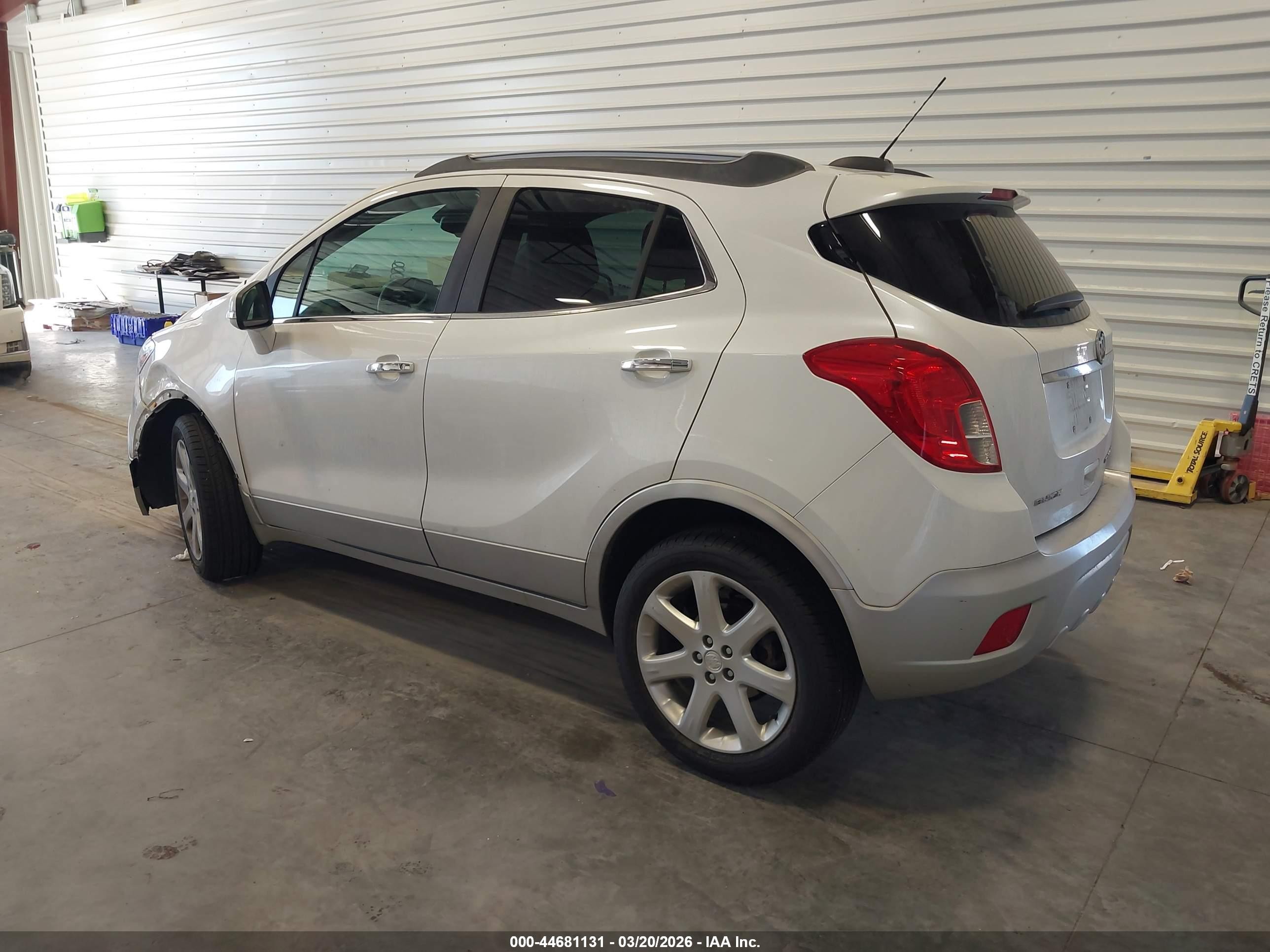2015 Buick Encore Leather White vin: KL4CJCSB8FB261703