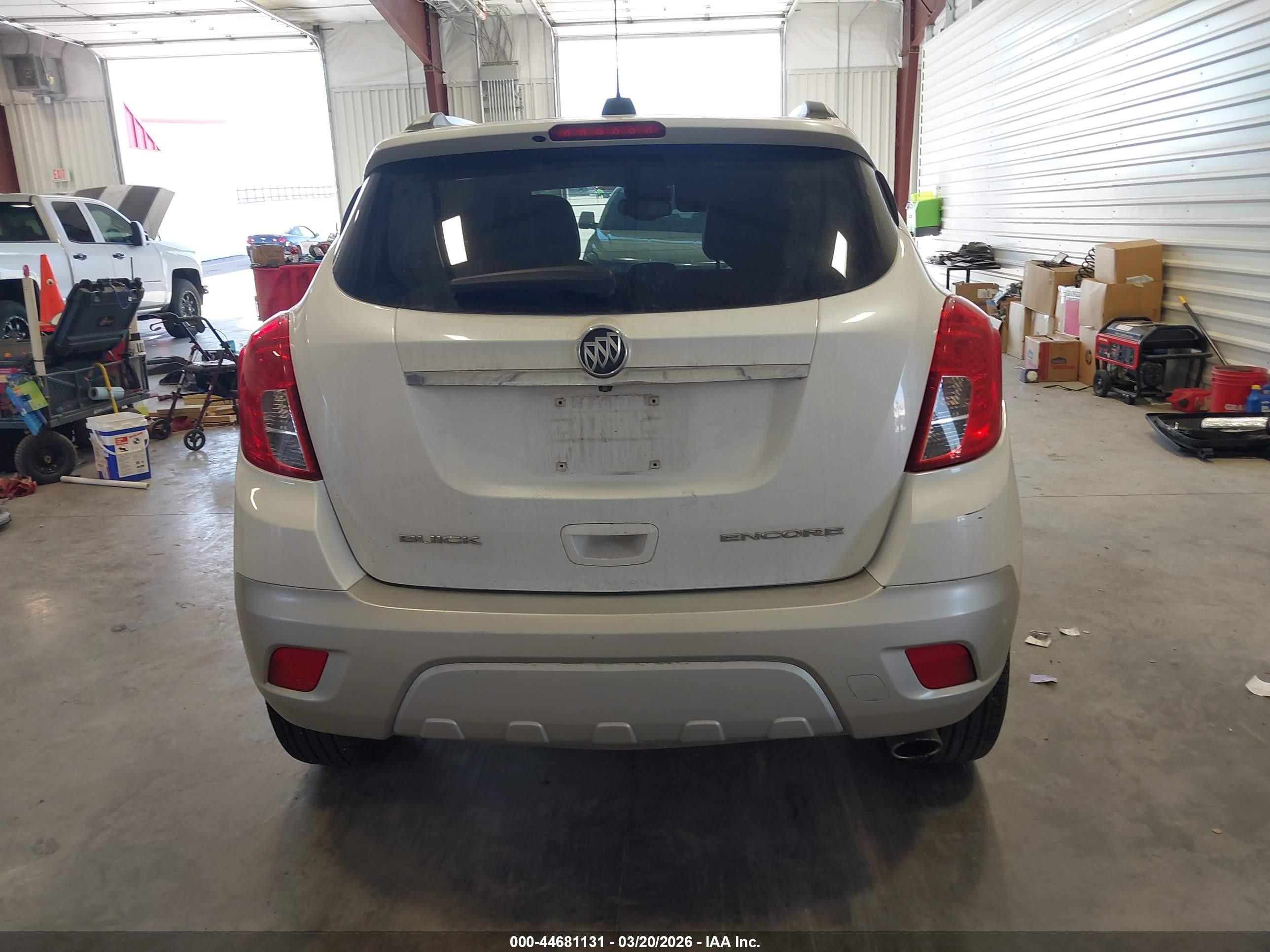 2015 Buick Encore Leather White vin: KL4CJCSB8FB261703