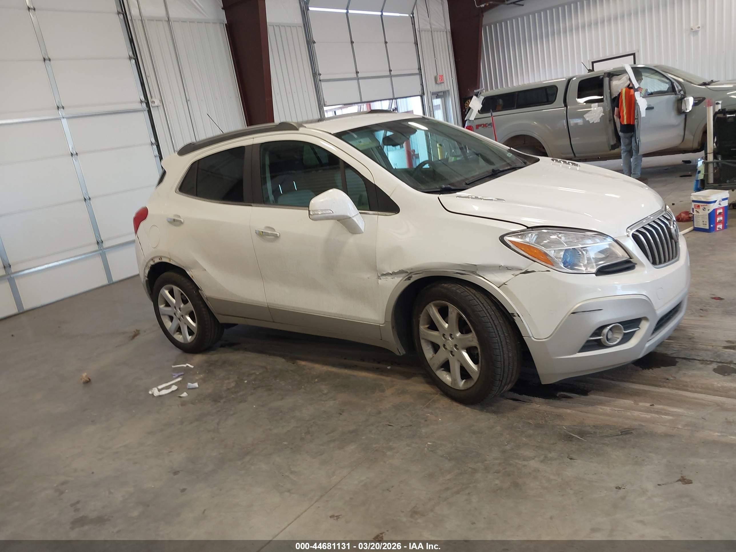 2015 Buick Encore Leather White vin: KL4CJCSB8FB261703