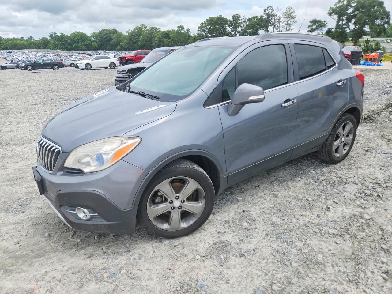 2014 Buick Encore Gray vin: KL4CJCSB9EB571258