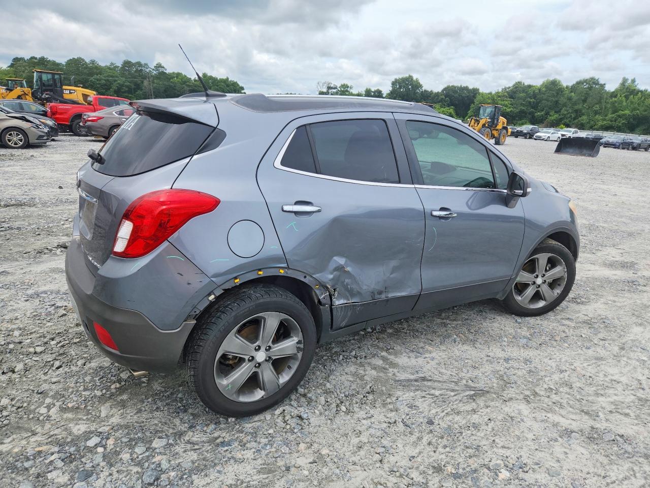 2014 Buick Encore Gray vin: KL4CJCSB9EB571258